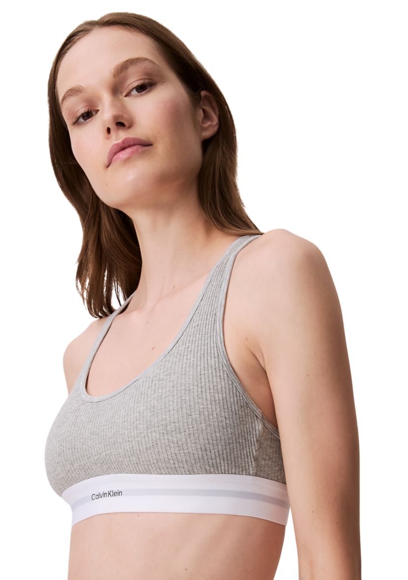 Modern Rib Lined Racerback Bralette 