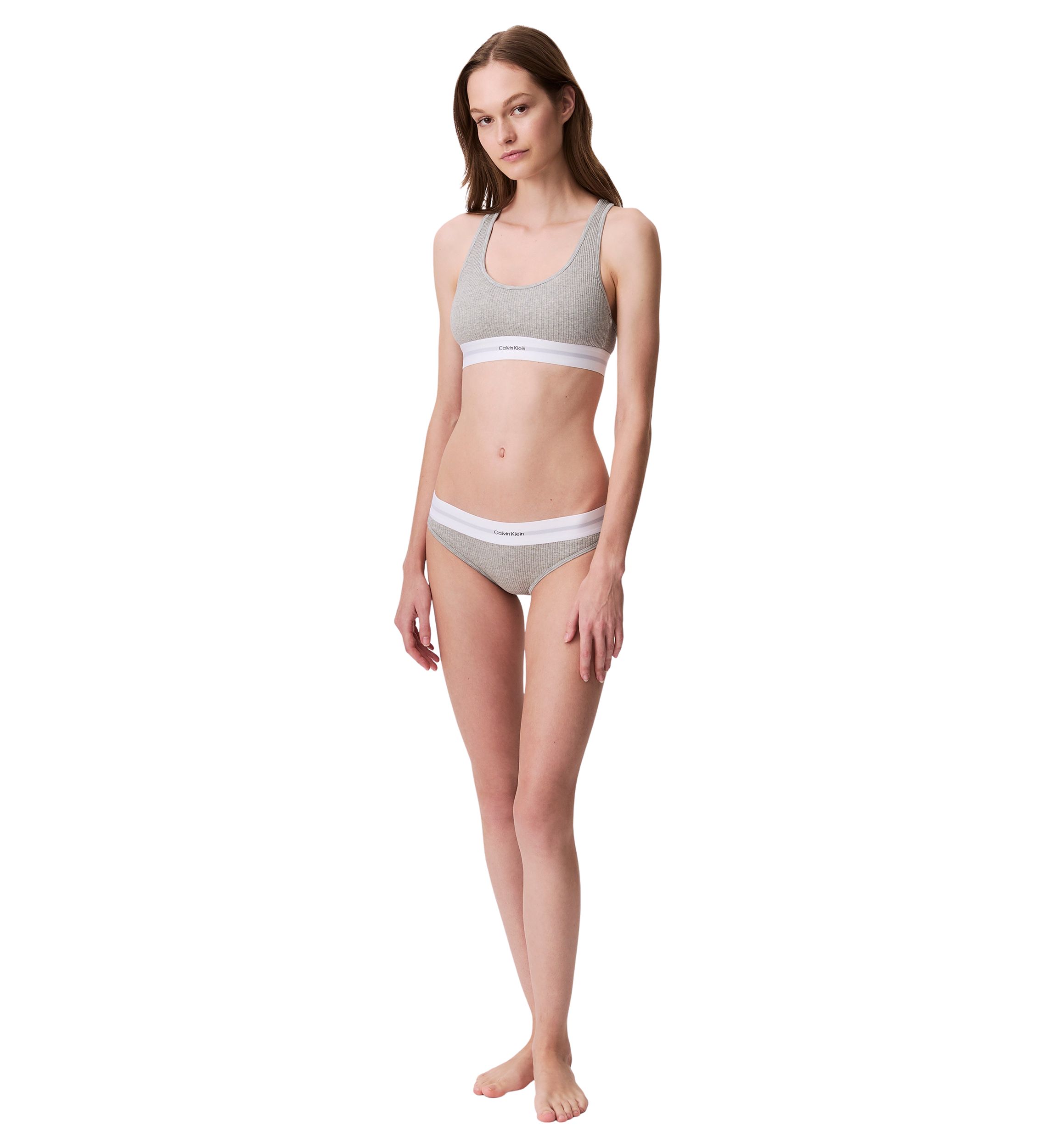 Modern Rib Lined Racerback Bralette 