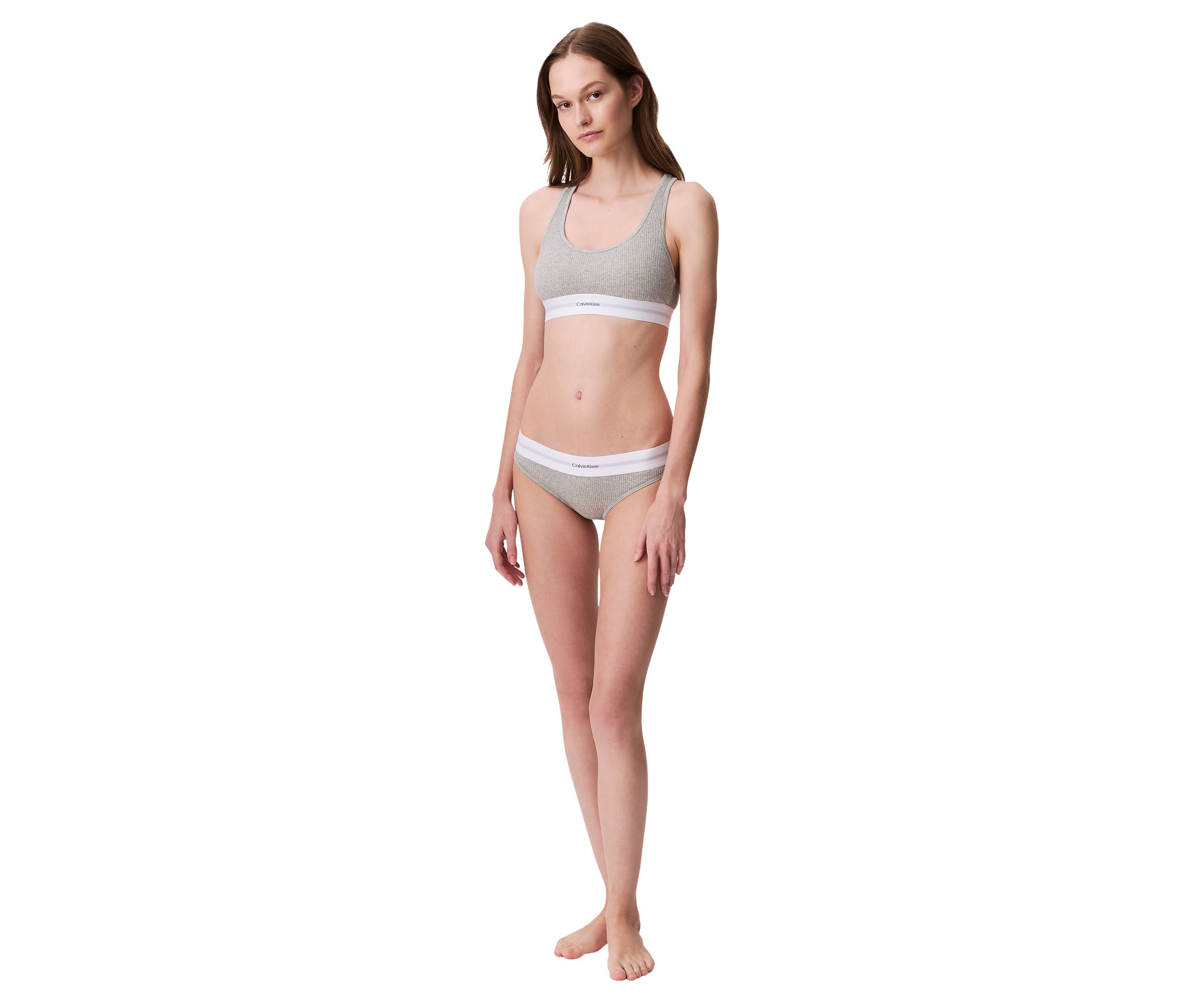 Modern Rib Lined Racerback Bralette 