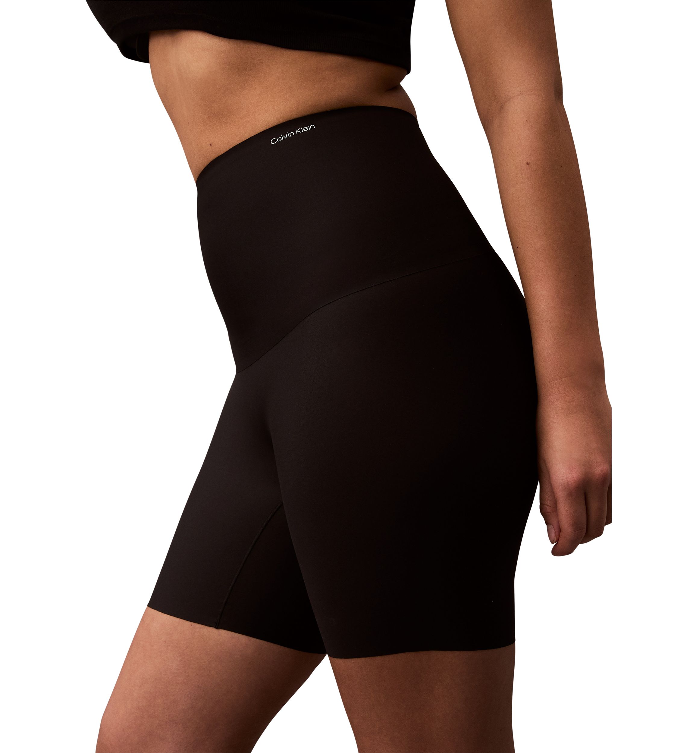 Womens Soft Stretch Mid Thigh Compression Shorts