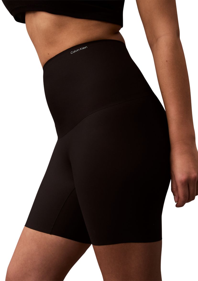 Womens Soft Stretch Mid Thigh Compression Shorts