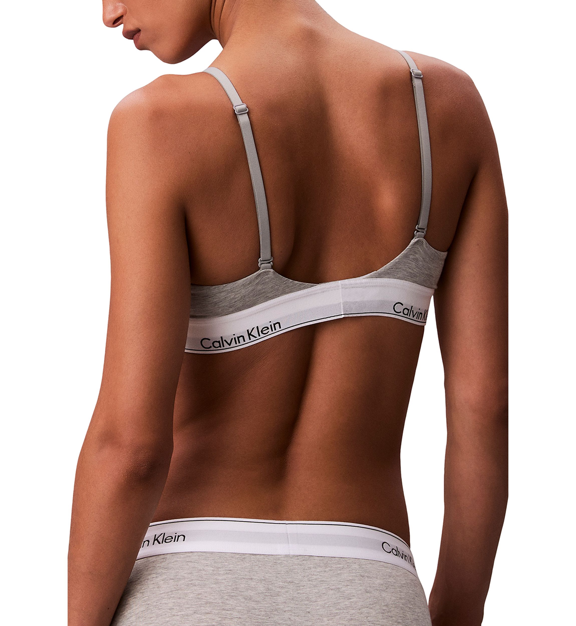 Icon Cotton Modal Lightly Lined Triangle Bralette