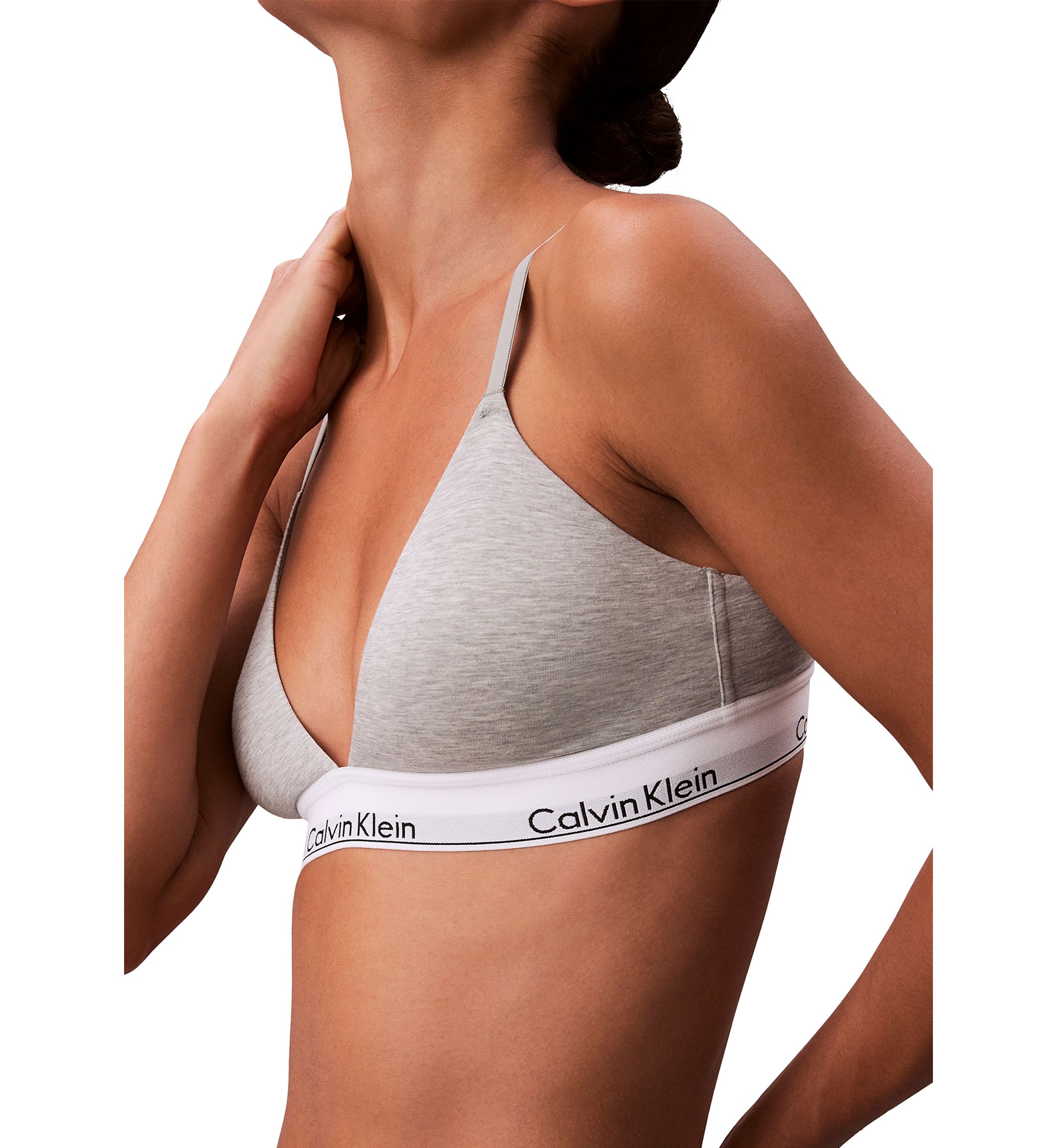 Icon Cotton Modal Lightly Lined Triangle Bralette