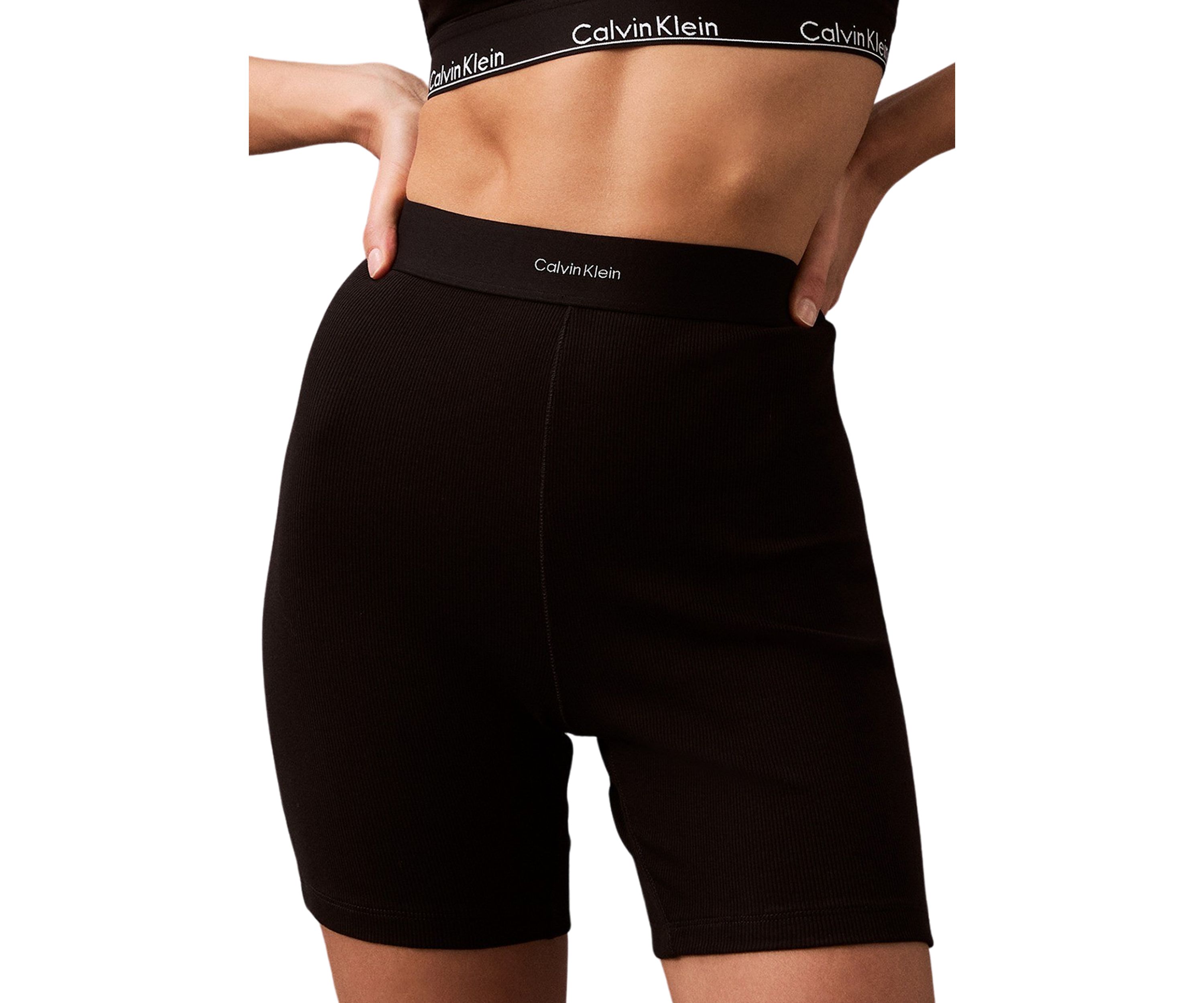 Modern Ribbed Bike Shorts