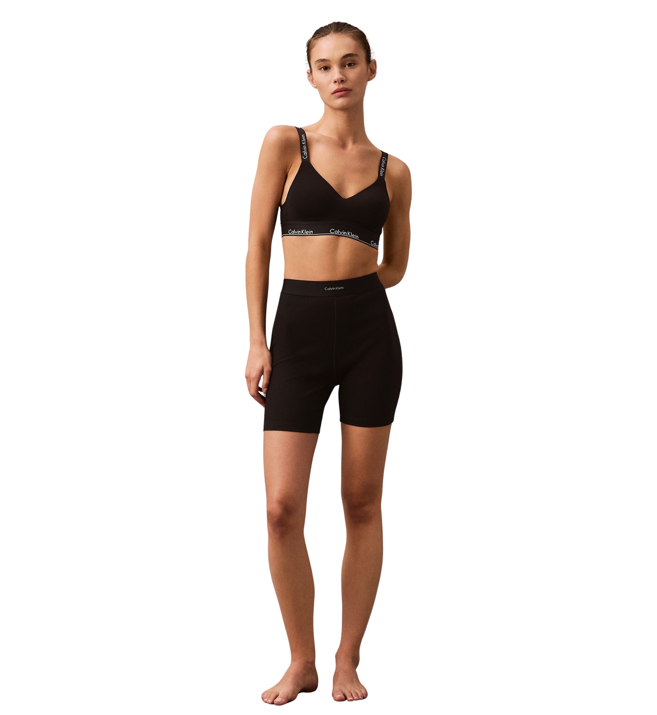 Modern Ribbed Bike Shorts