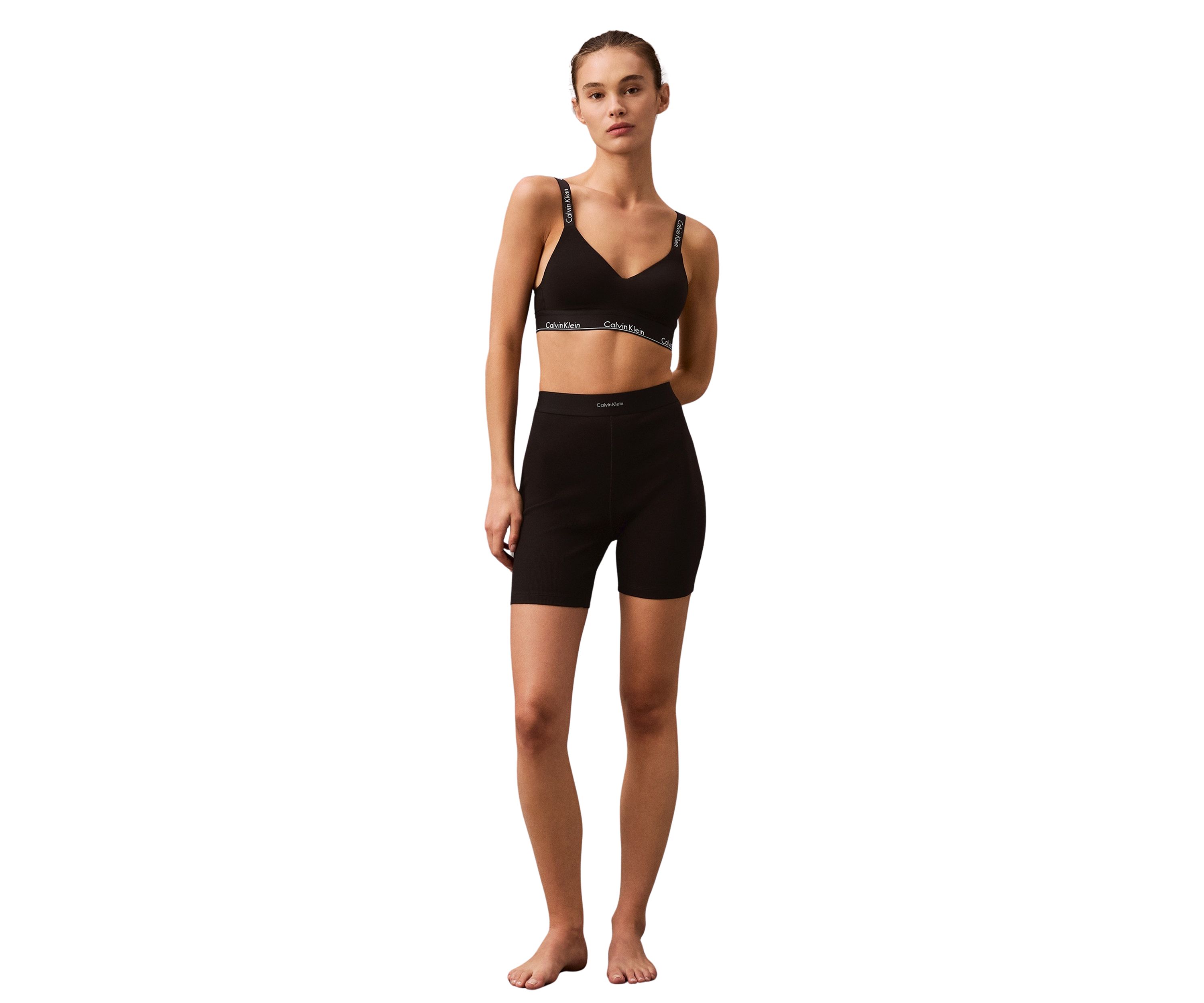 Modern Ribbed Bike Shorts