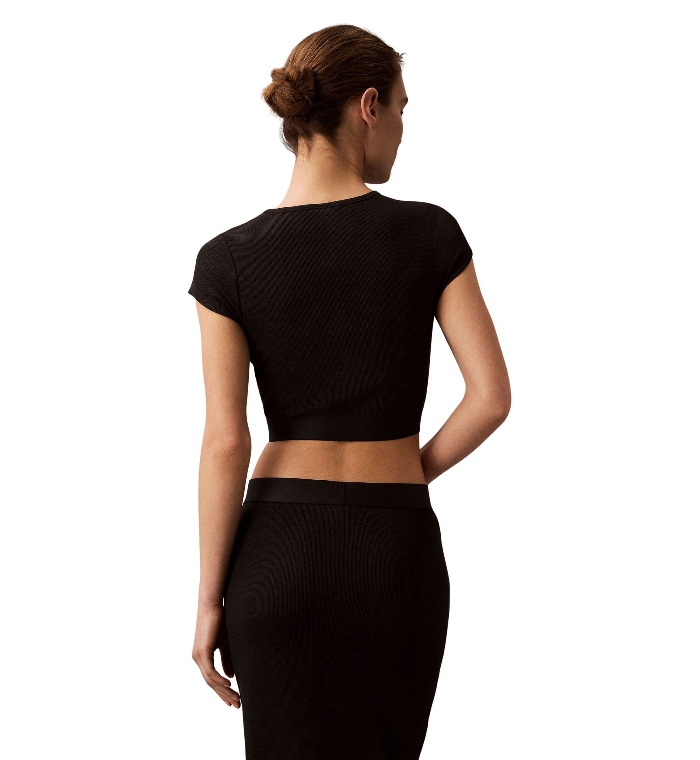Modern Rib Cropped T-Shirt