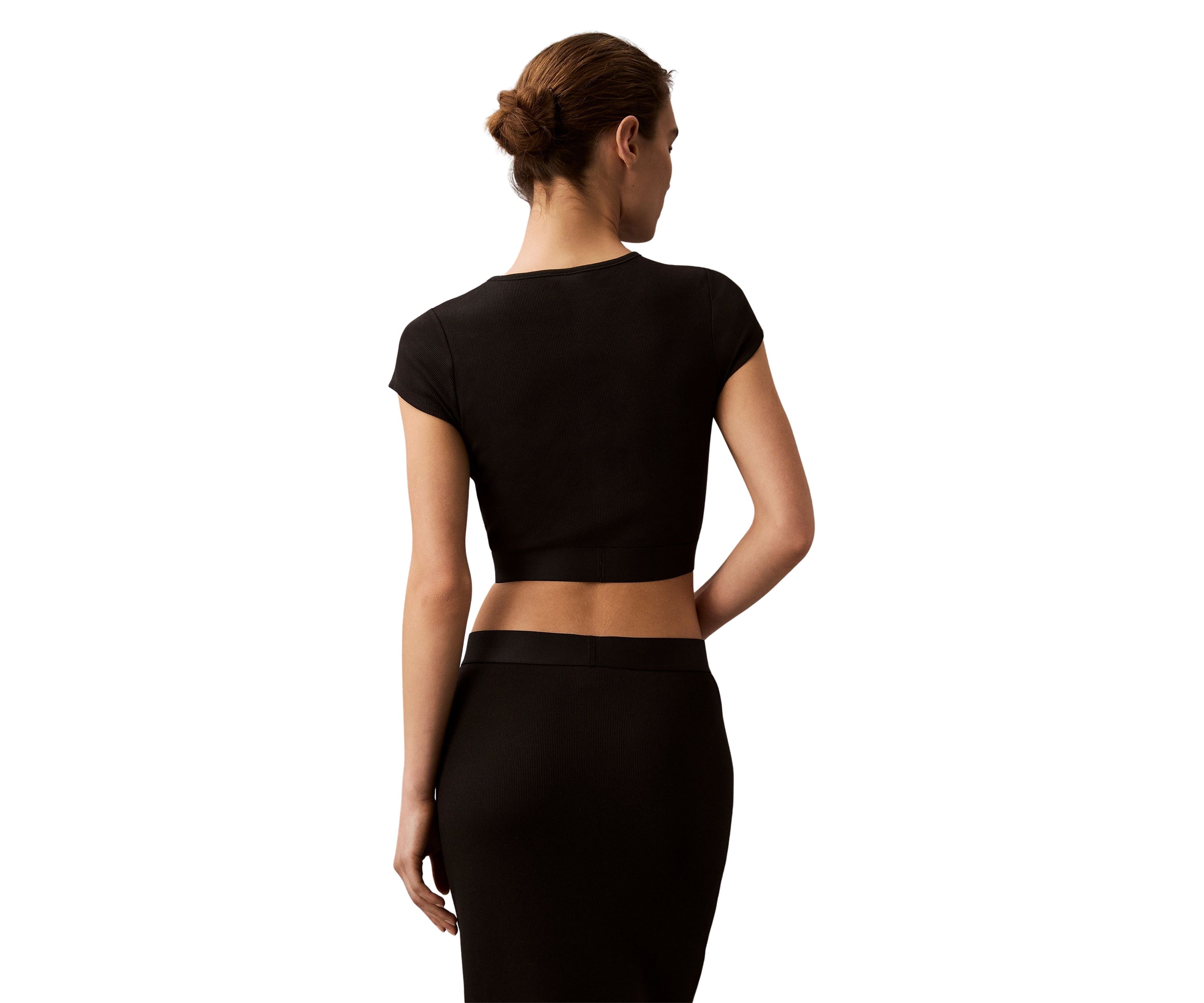 Modern Rib Cropped T-Shirt