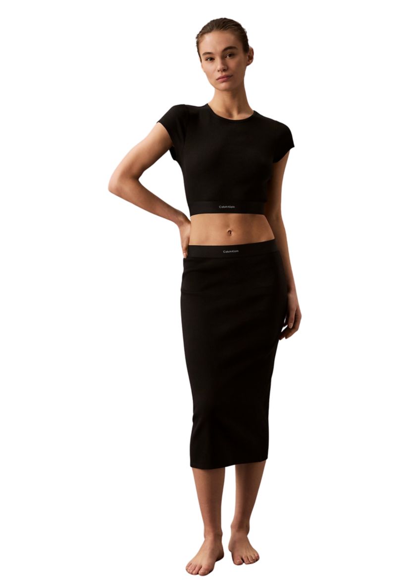 Modern Rib Cropped T-Shirt