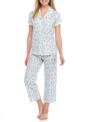 Aria Short Sleeve Capri Pajama Set | Belk