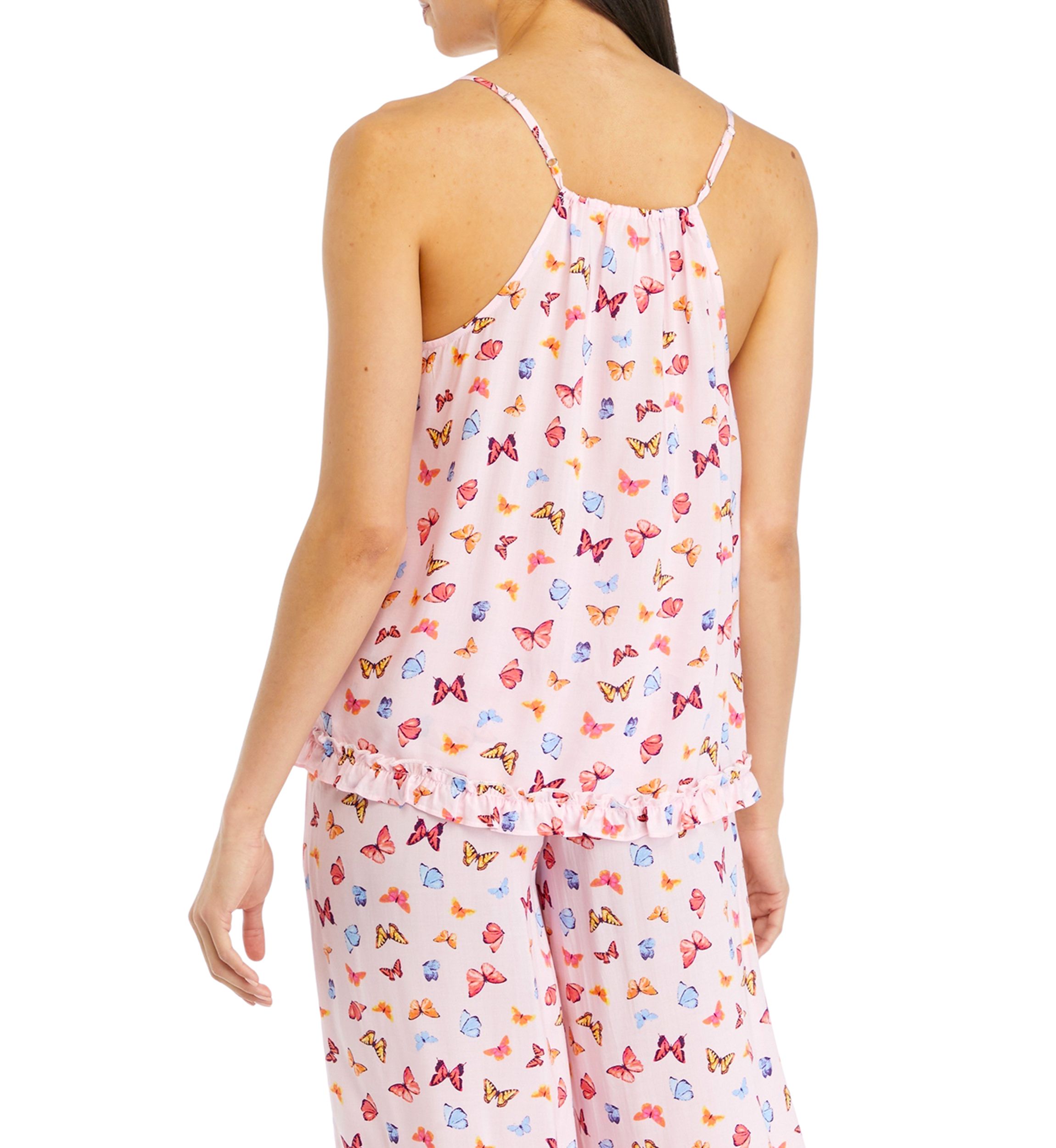Womens Sleeveless V-Neck Pajama Cami