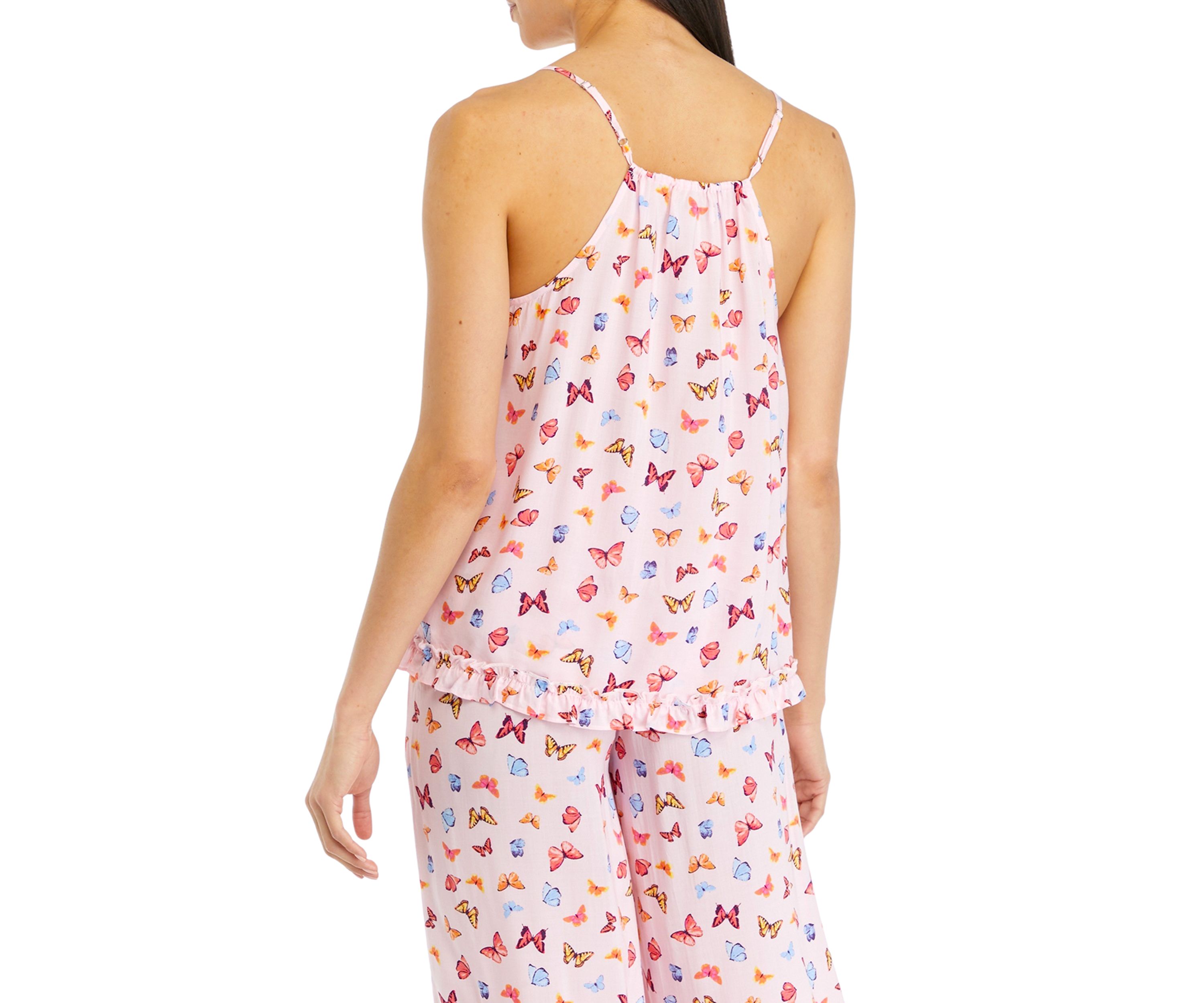 Womens Sleeveless V-Neck Pajama Cami