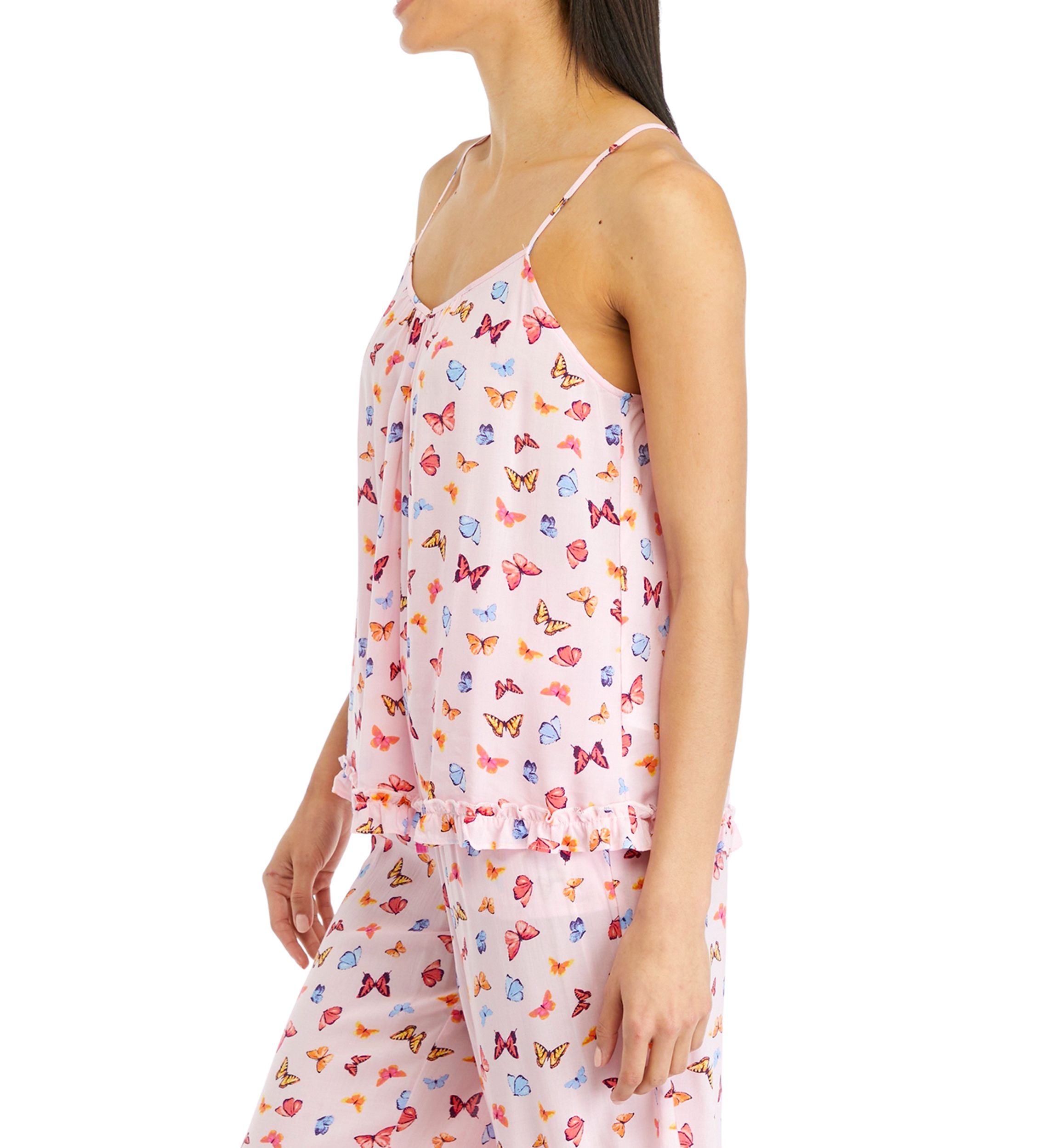Womens Sleeveless V-Neck Pajama Cami