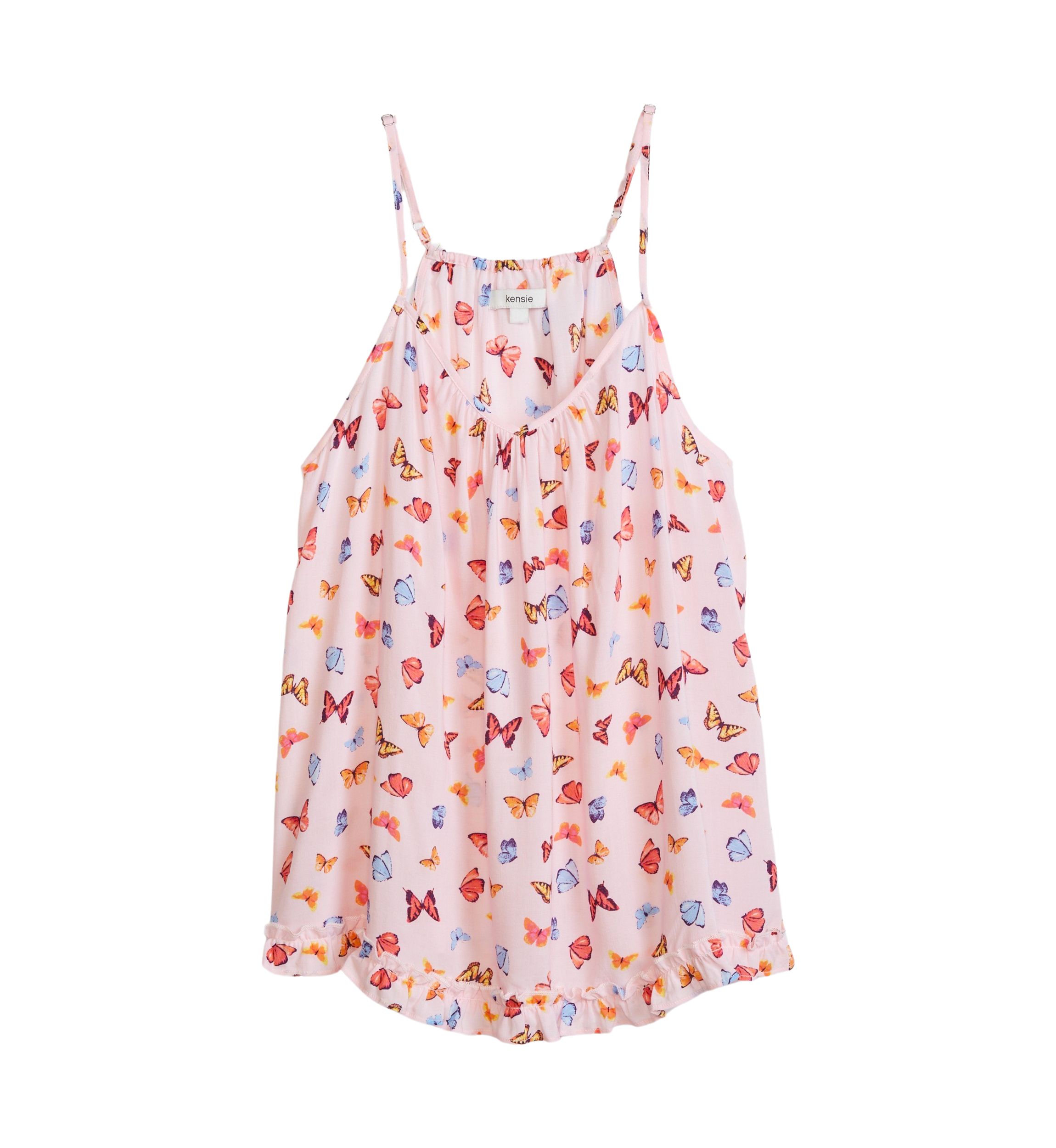 Womens Sleeveless V-Neck Pajama Cami