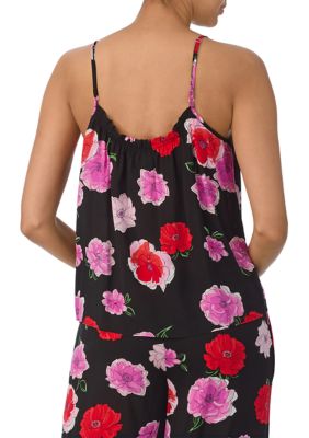 Sleeveless Tie Front Sleep Cami