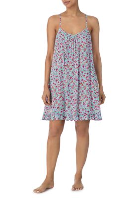 Floral Printed V-Neck Chemise