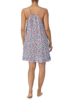 Floral Printed V-Neck Chemise