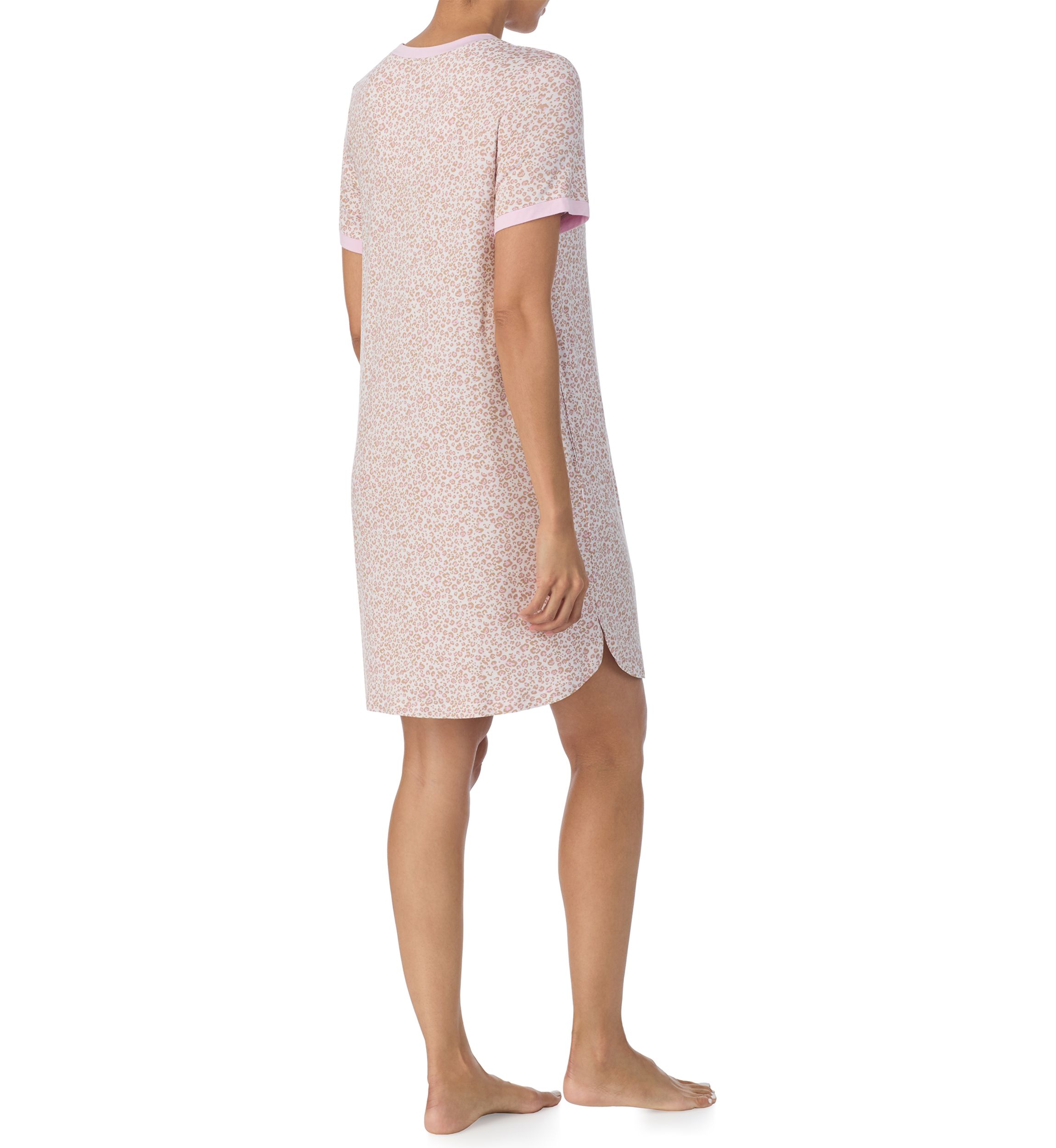 Short Sleeve Printed Nightgown