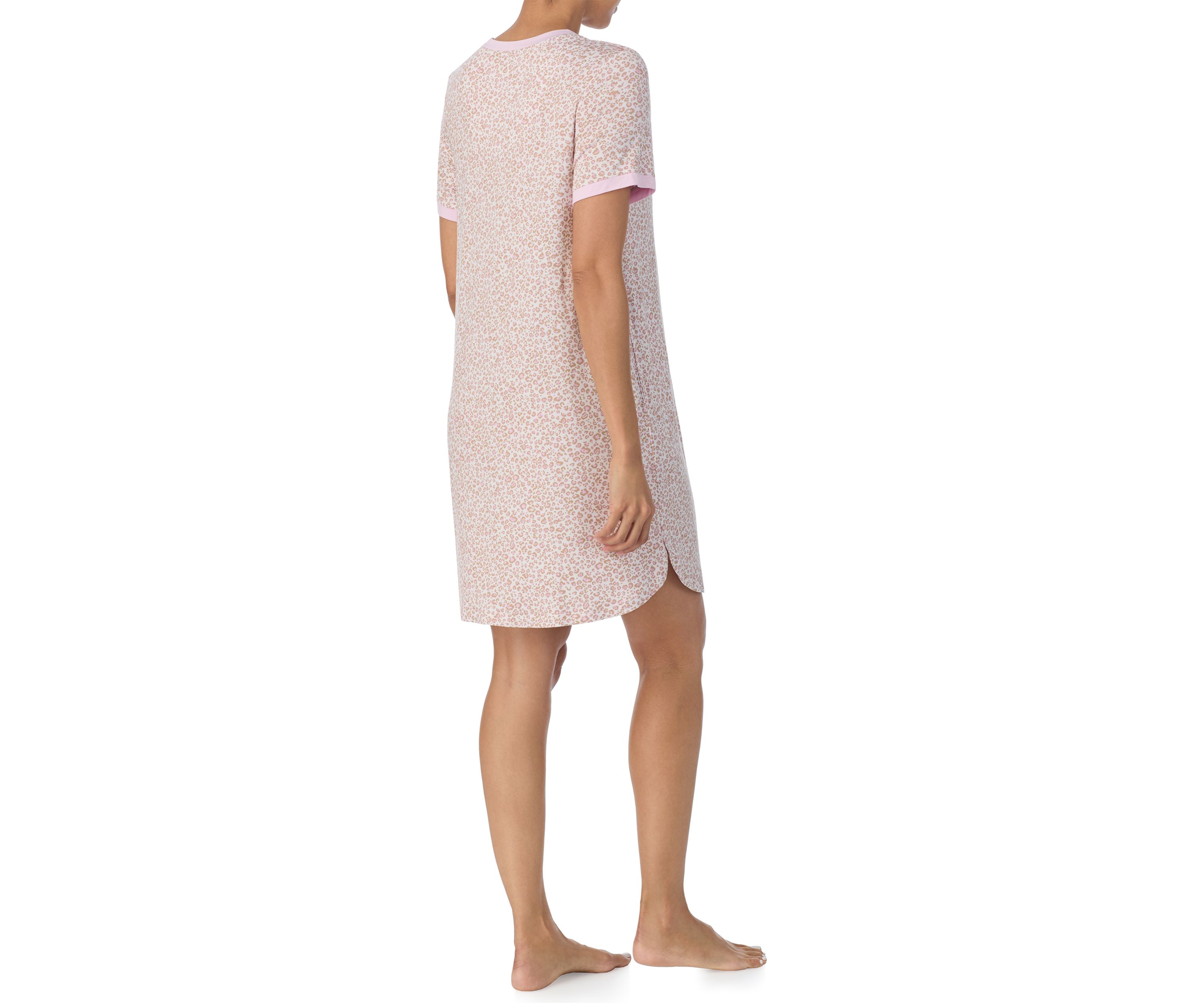 Short Sleeve Printed Nightgown