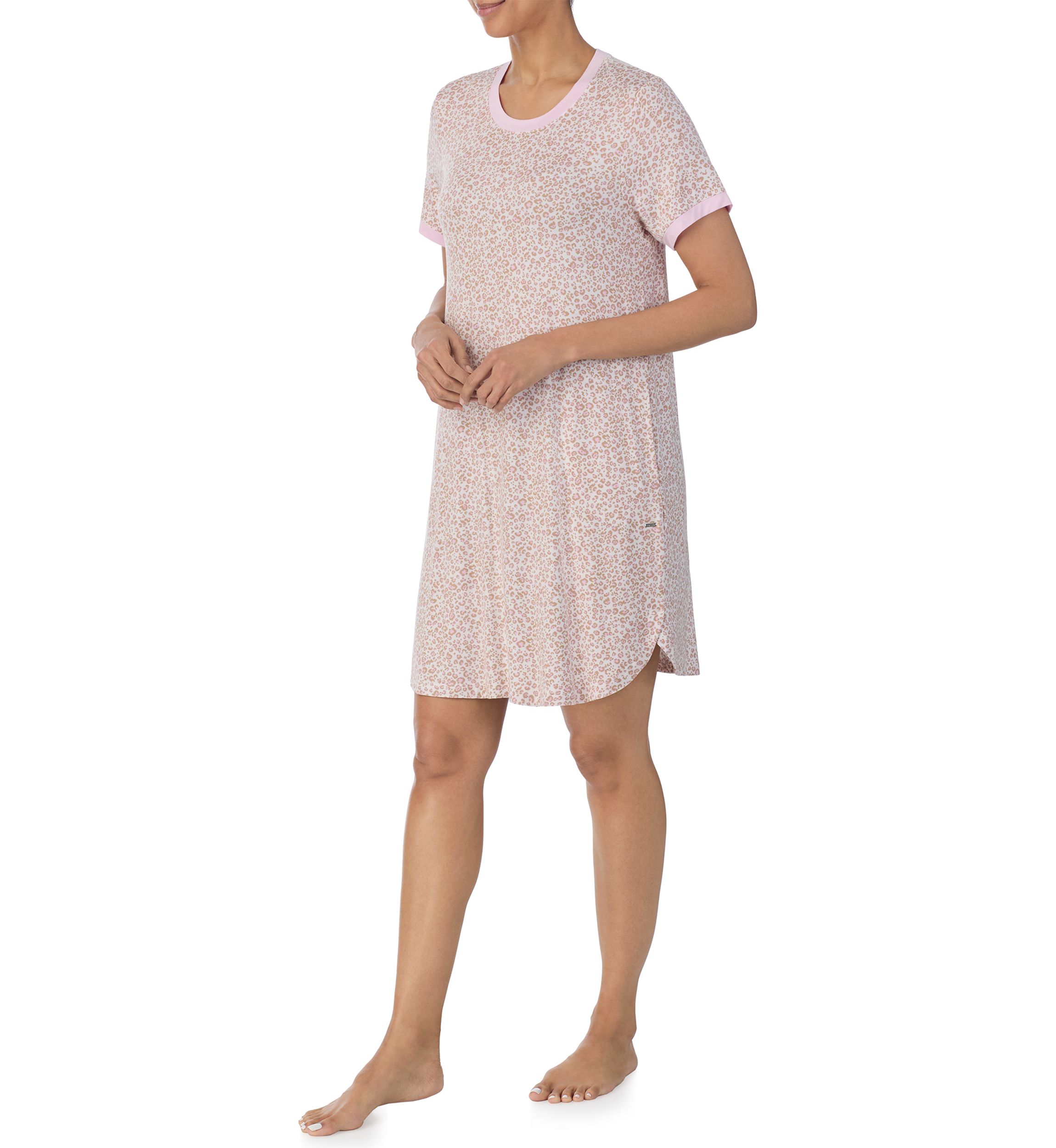 Short Sleeve Printed Nightgown