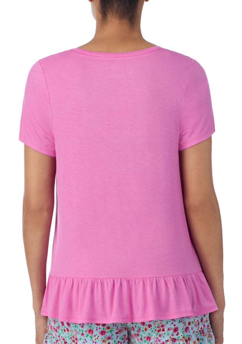 Womens Peplum Sleep T-Shirt
