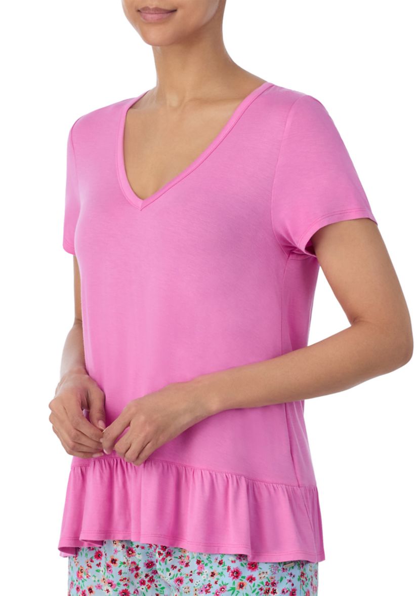 Womens Peplum Sleep T-Shirt