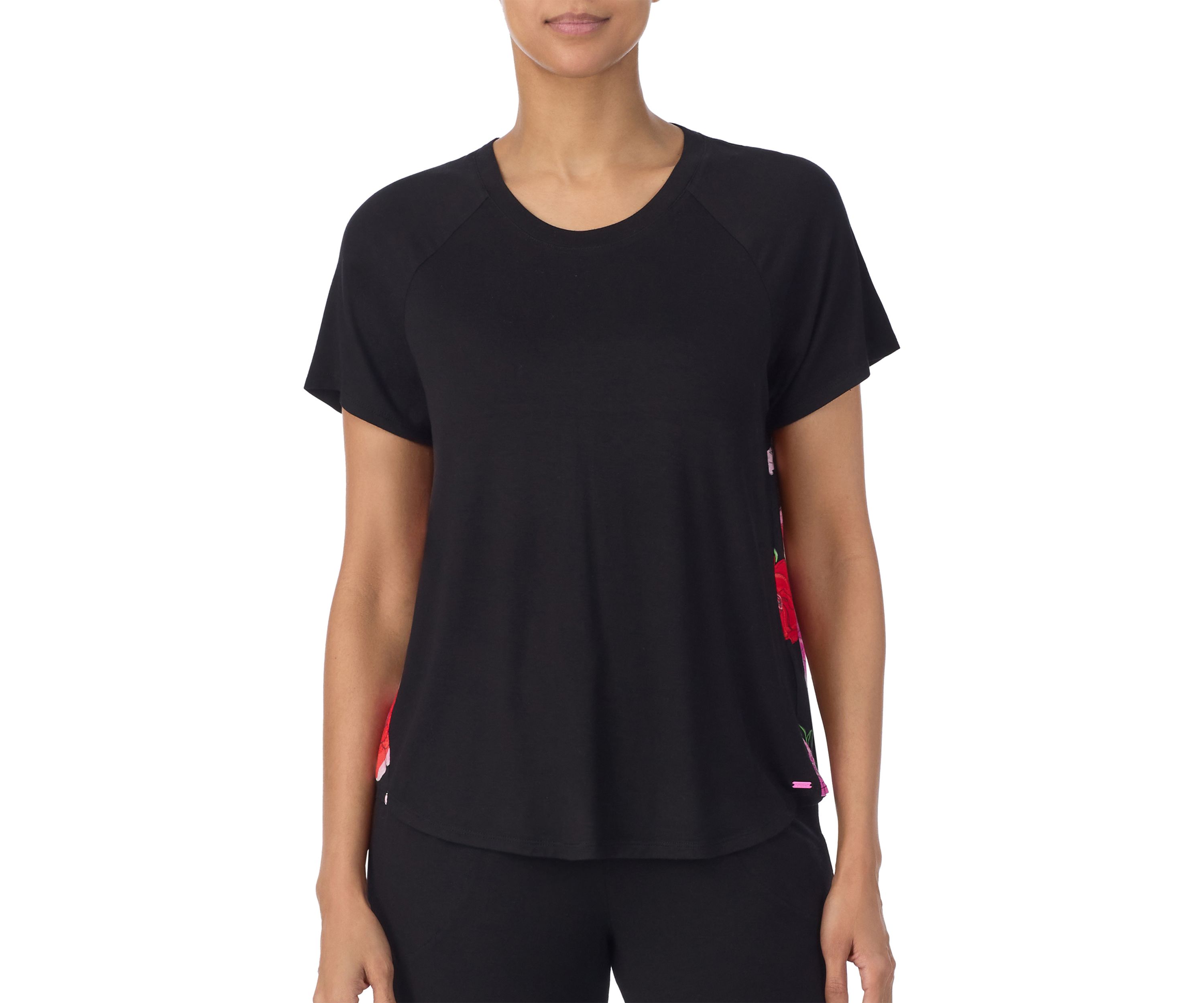 Short Sleeve Printed Back Sleep T-Shirt