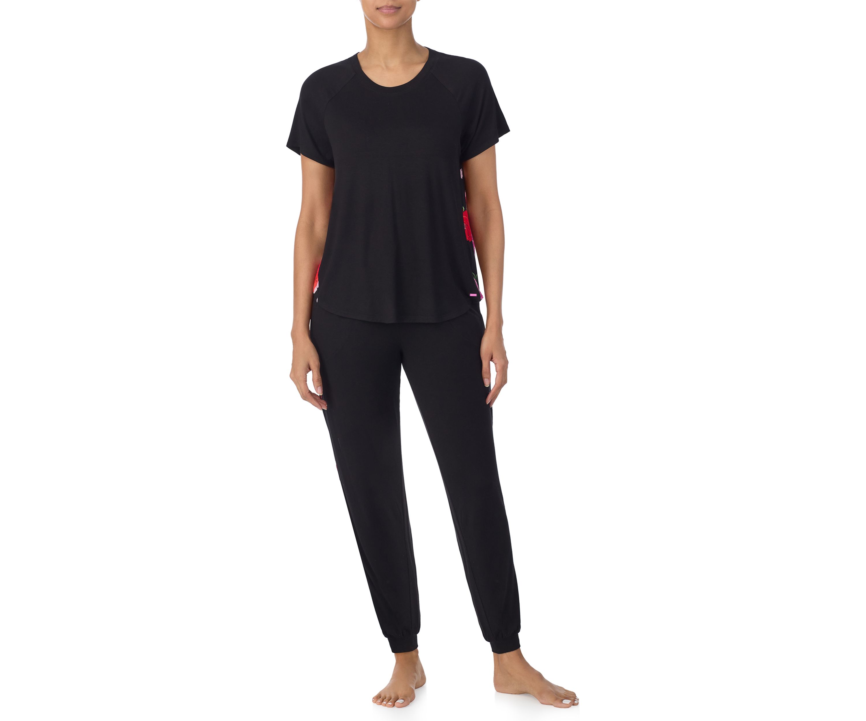 Short Sleeve Printed Back Sleep T-Shirt