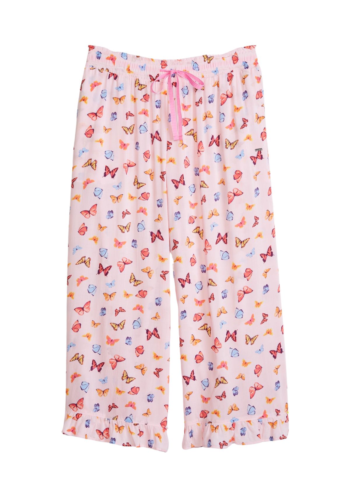 Floral Printed Smocked Pajama Pants