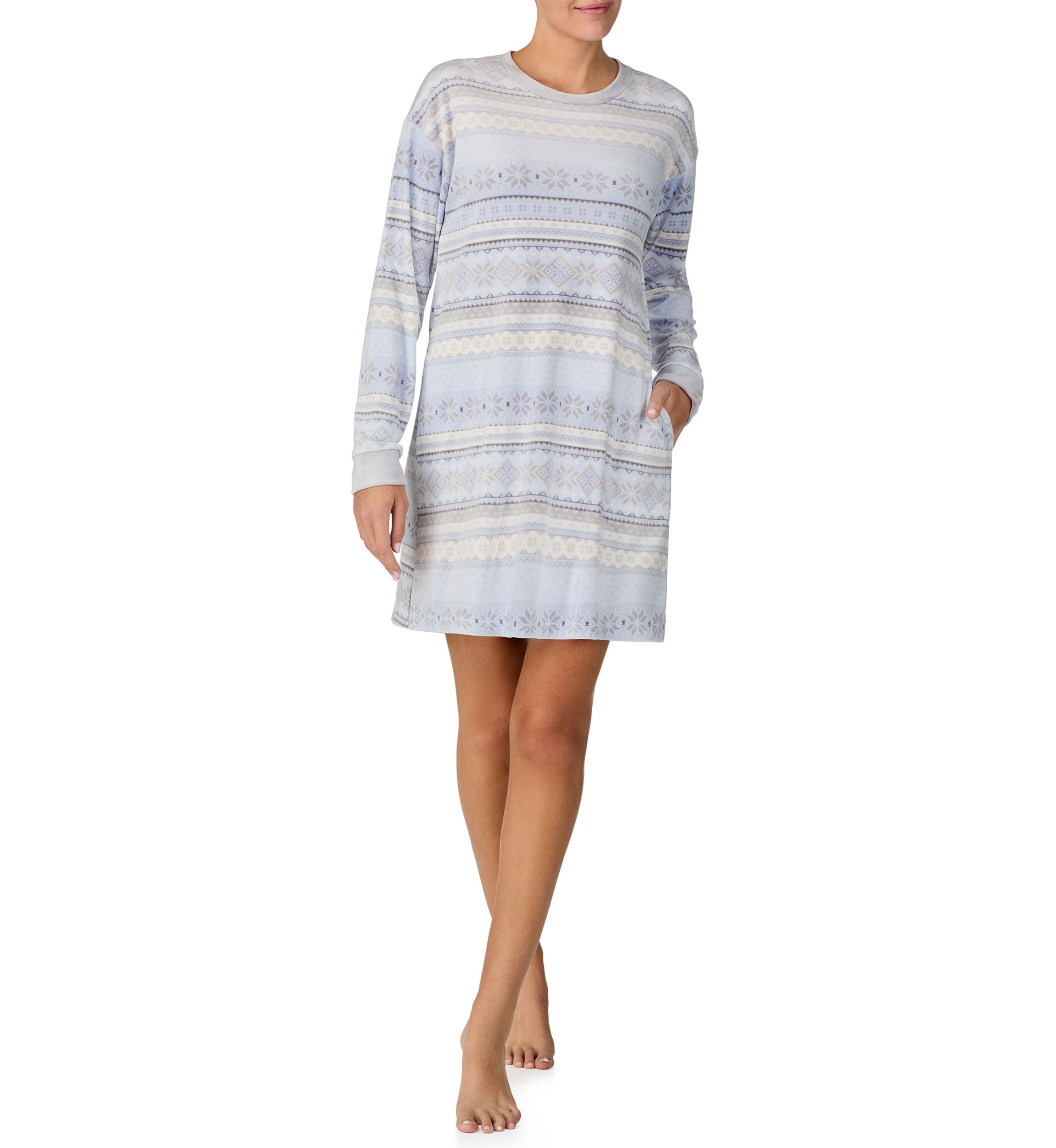 Womens Long Sleeve Sleepshirt 