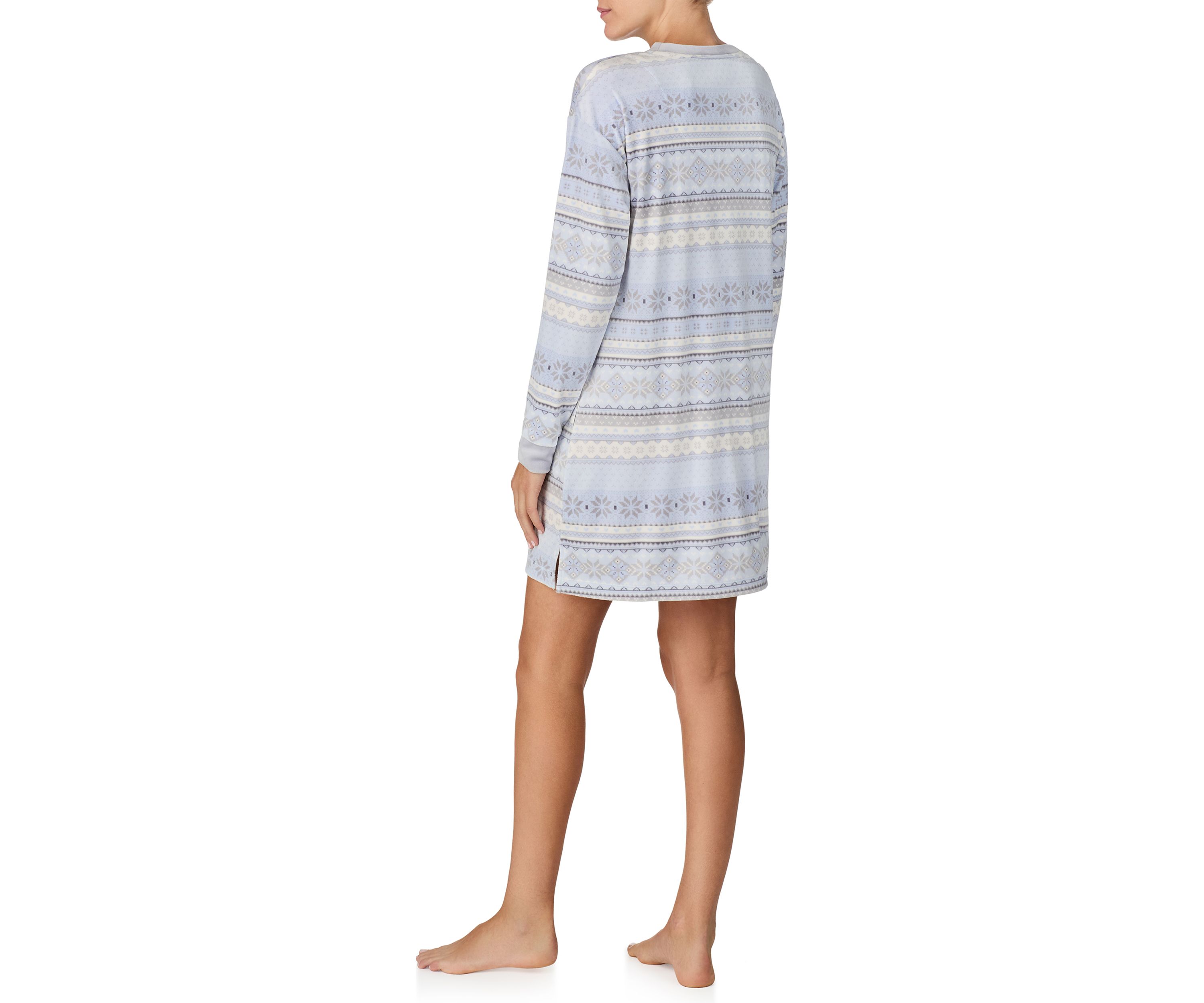 Womens Long Sleeve Sleepshirt 