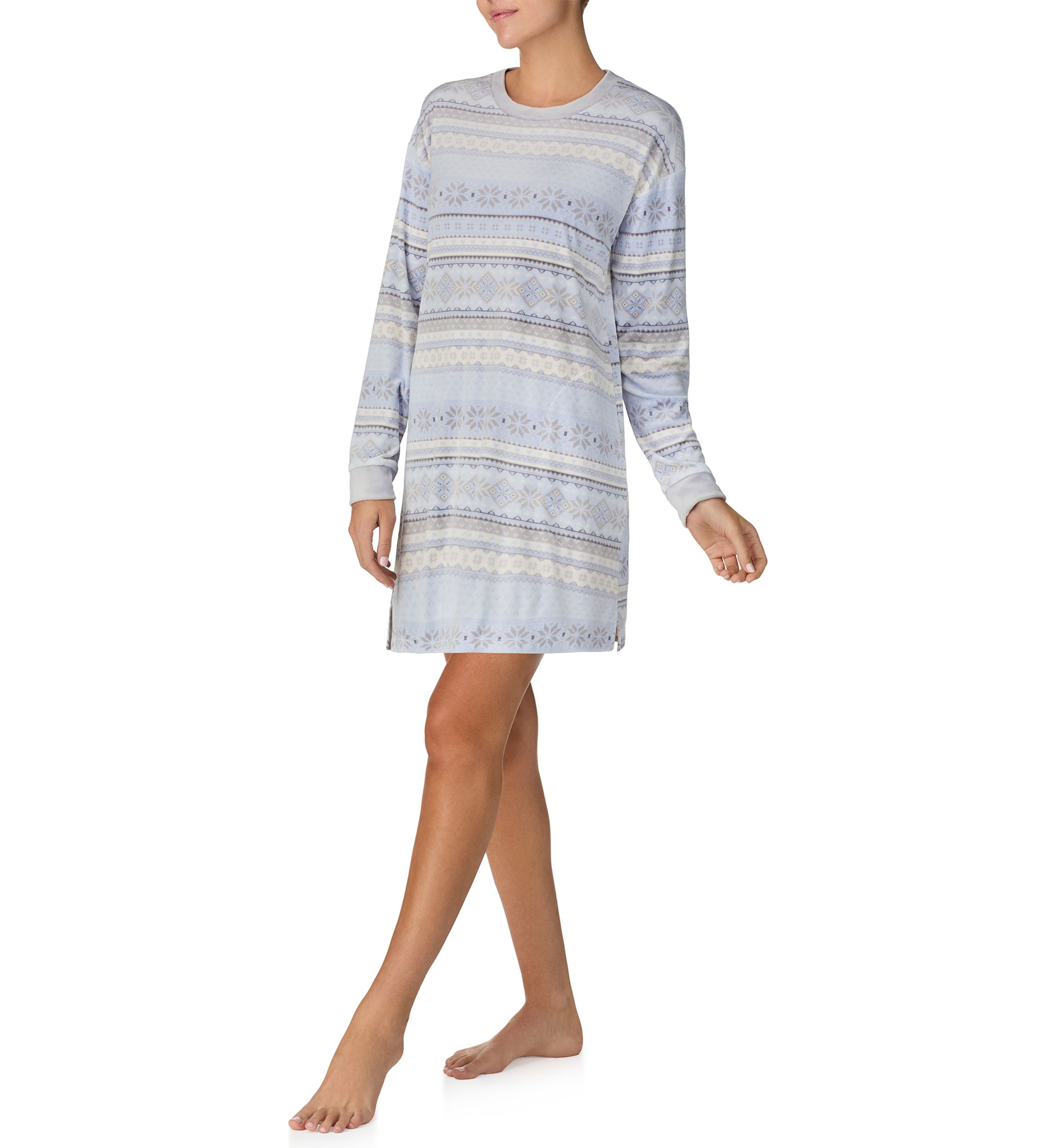 Womens Long Sleeve Sleepshirt 