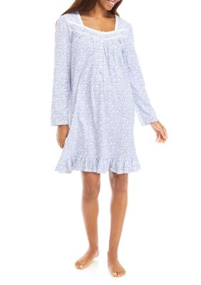 long sleeved cotton nightie