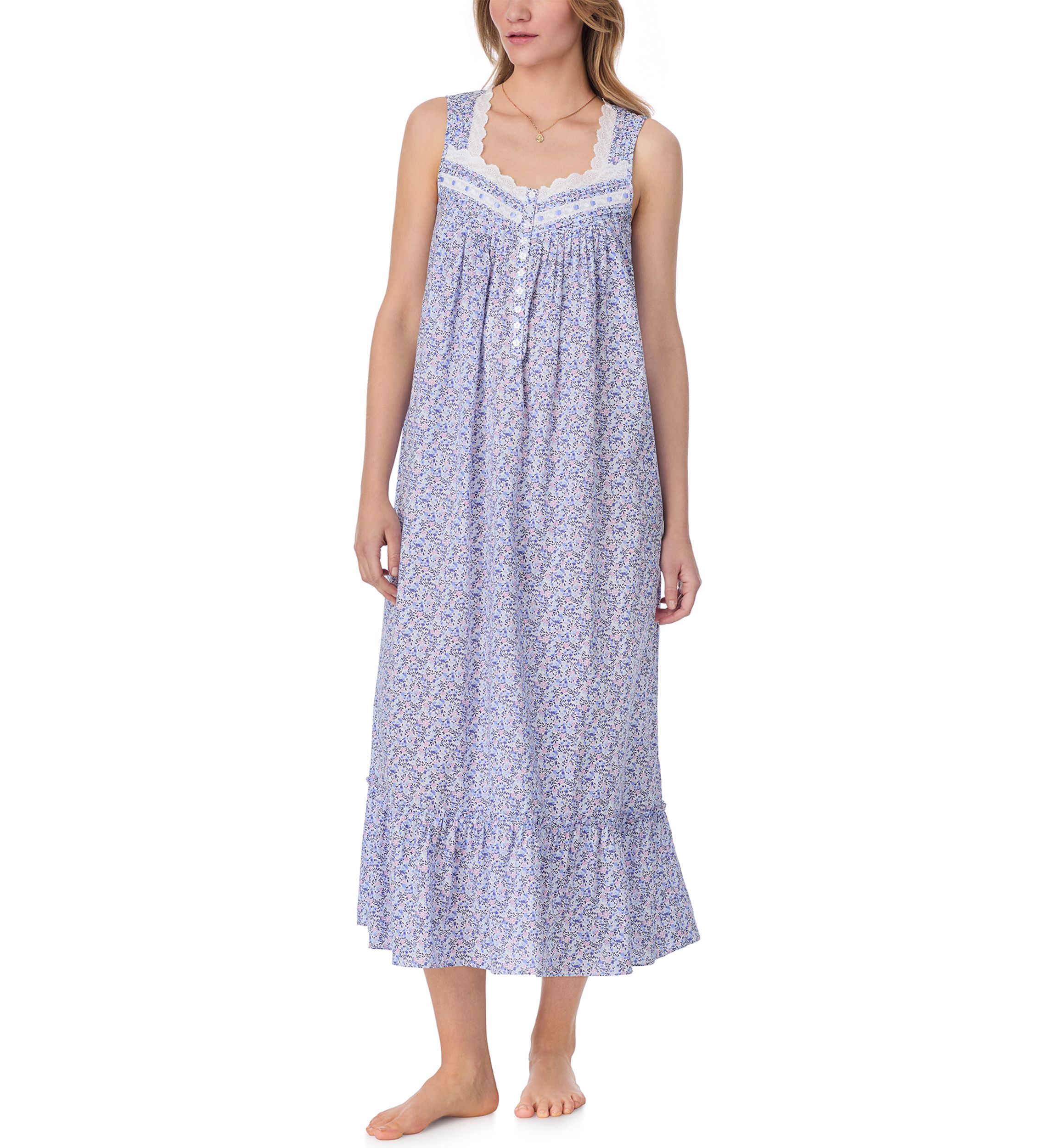 Long Cotton Ballet Nightgown 