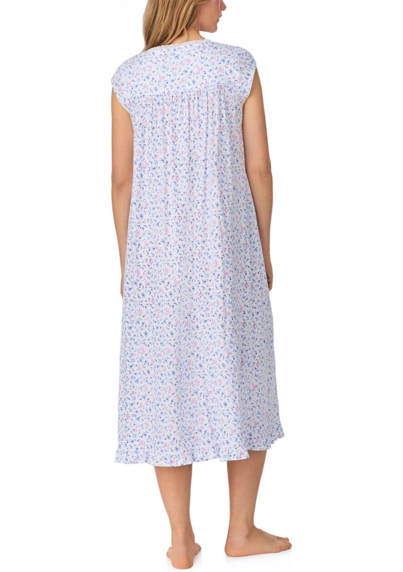 Knit Long Cap Sleeve Nightgown
