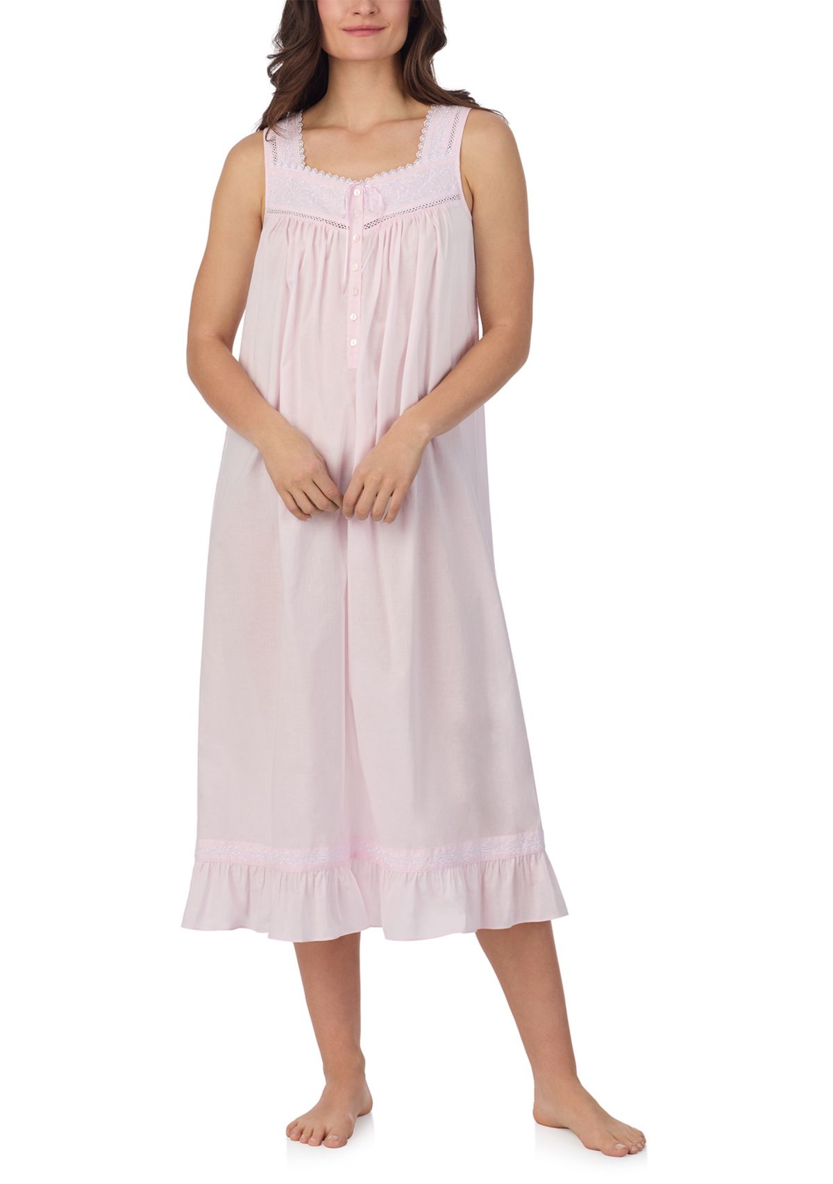 Sleeveless Woven Nightgown