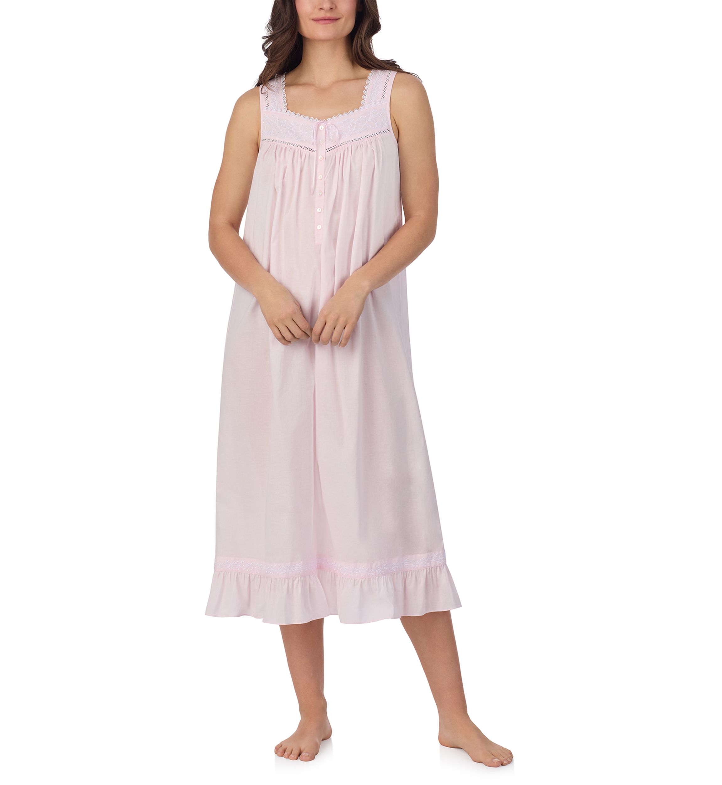 Sleeveless Woven Nightgown