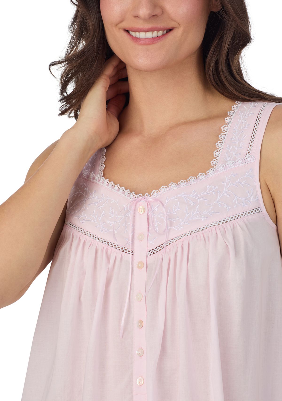 Sleeveless Woven Nightgown