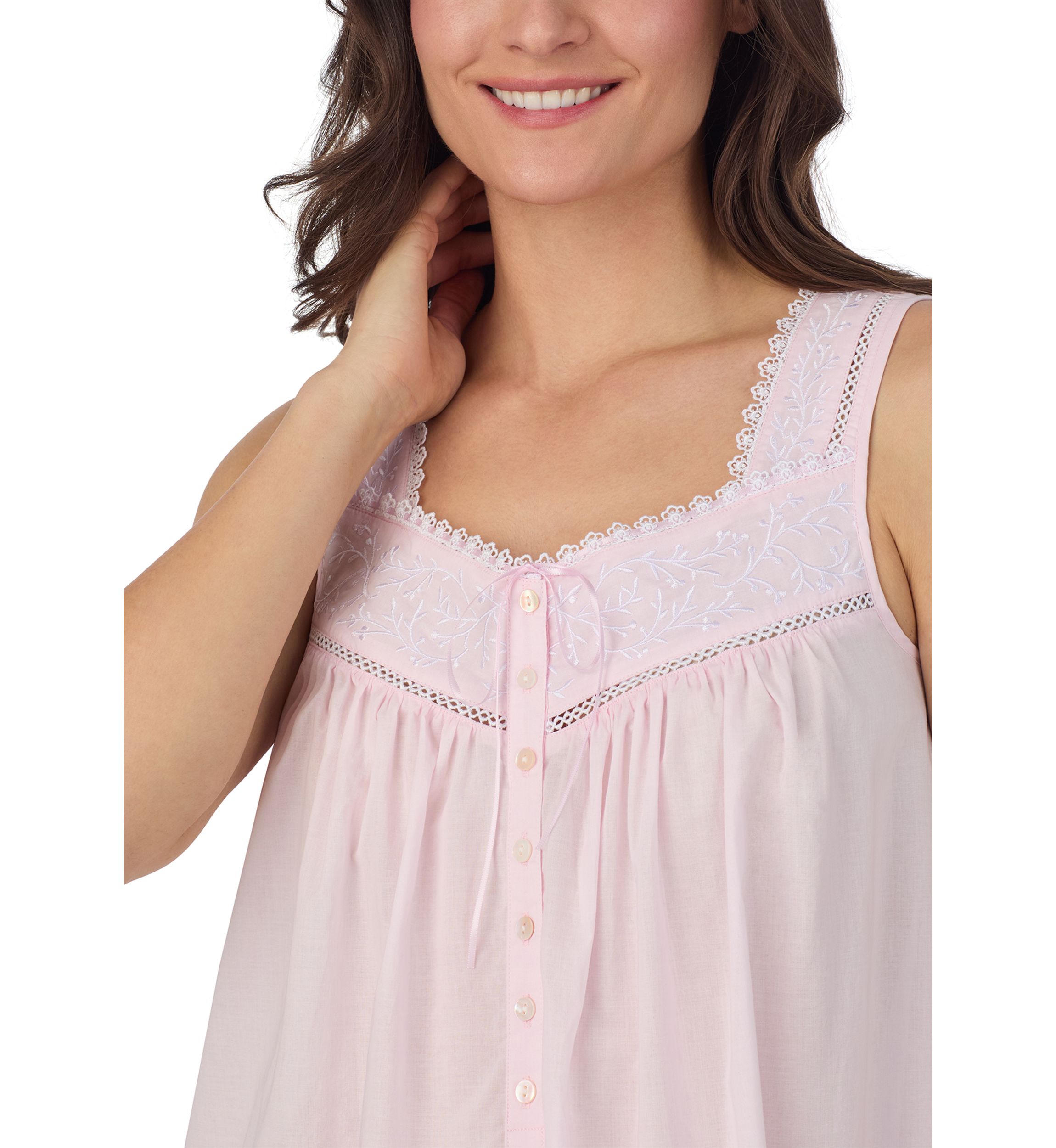 Sleeveless Woven Nightgown