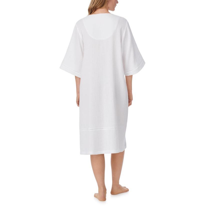 Womens Cotton Gauze Shortsleeve Caftan