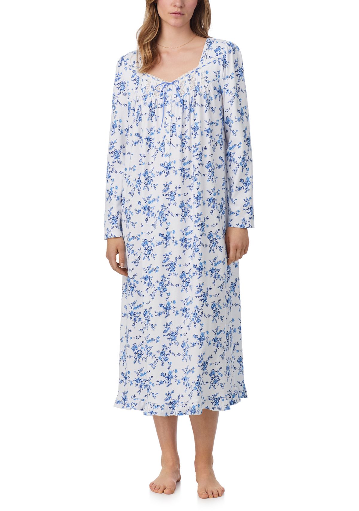 Long Sleeve Long Nightgown