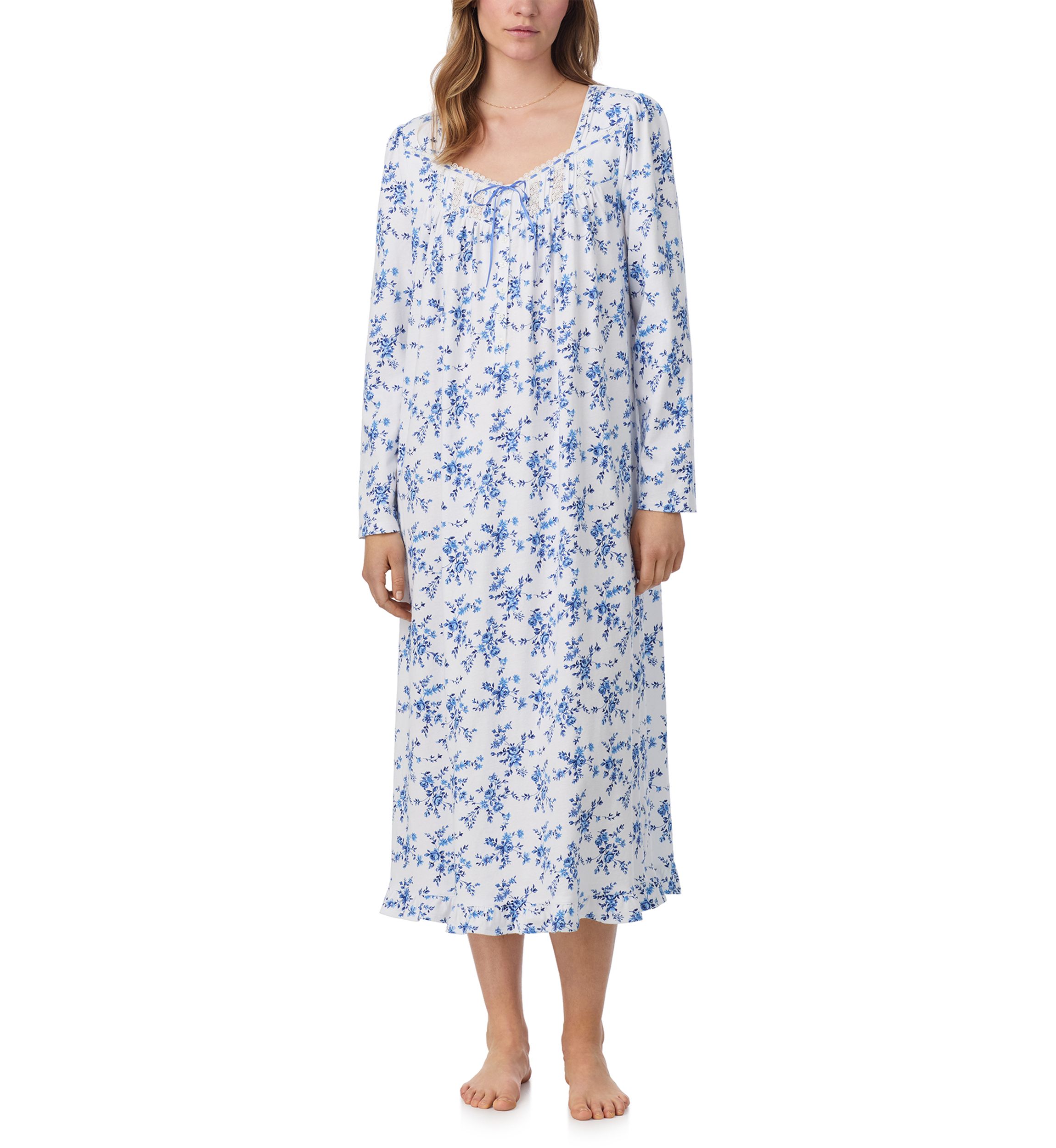Long Sleeve Long Nightgown