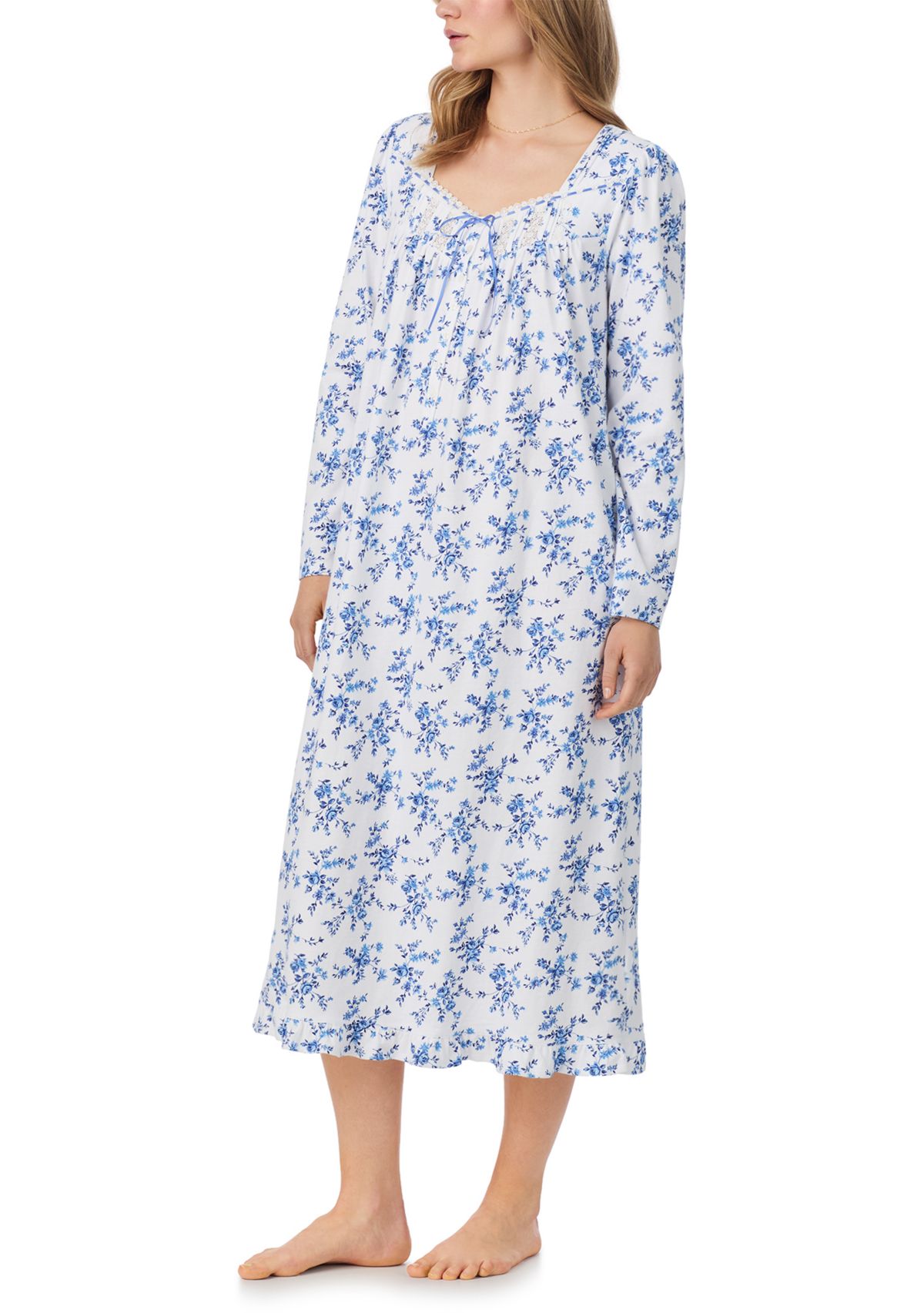 Long Sleeve Long Nightgown
