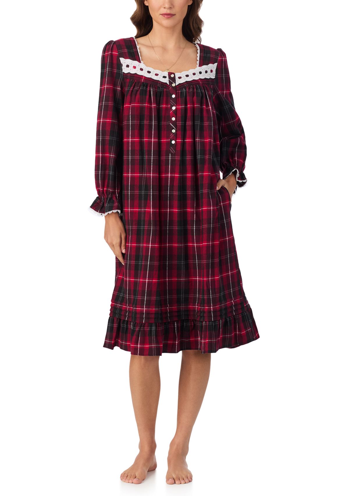 Womens Brushed Flannel Waltz Nightgown