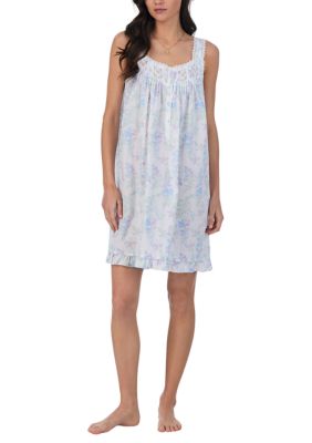 Cotton Lawn Short Sleeveless Chemise