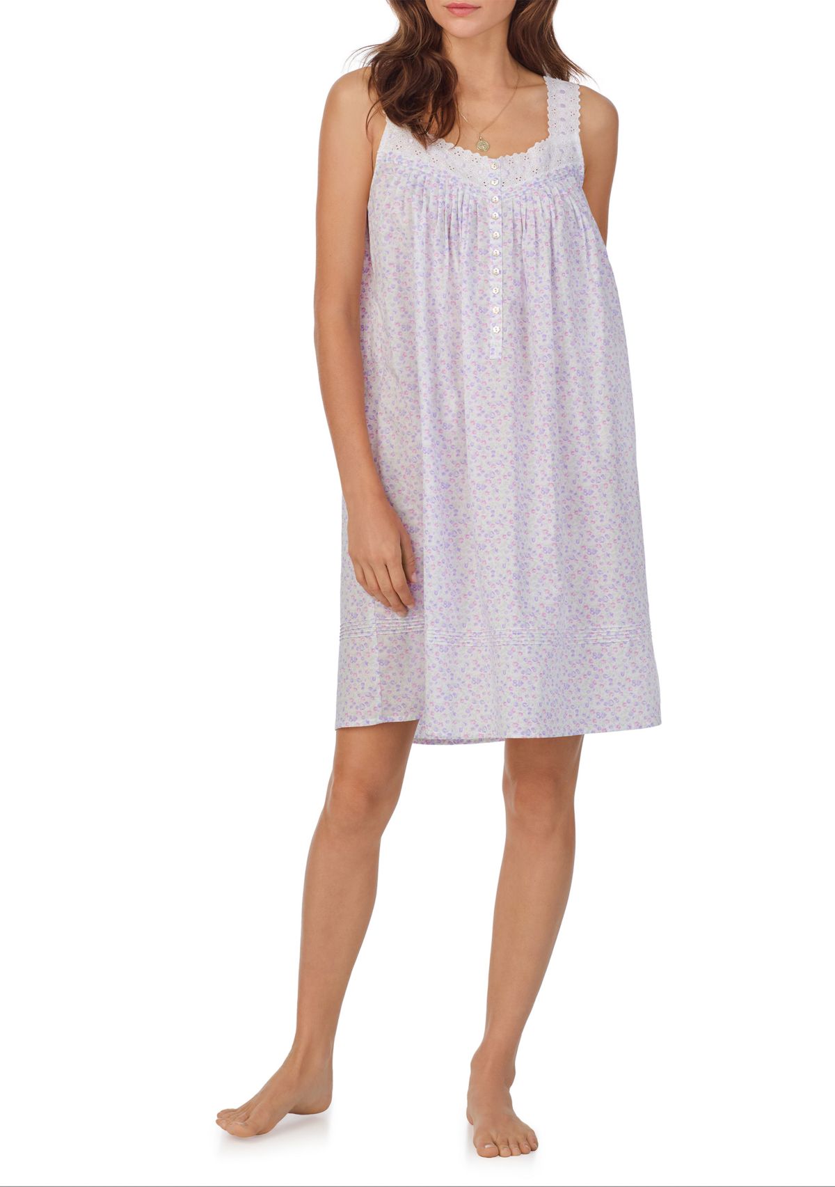 Womens Sleeveless Woven Chemise