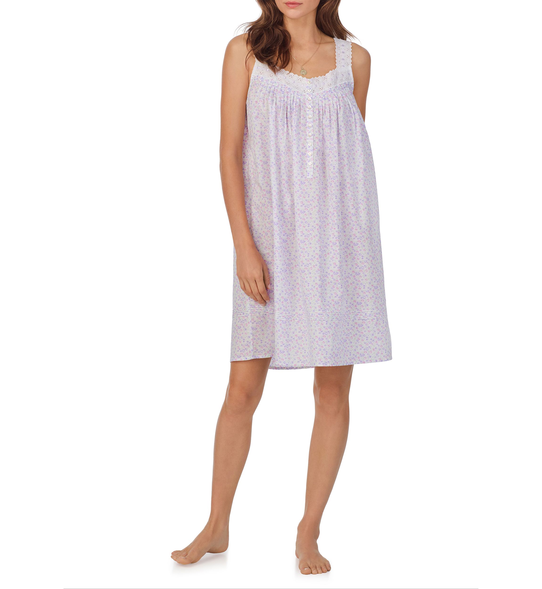 Womens Sleeveless Woven Chemise