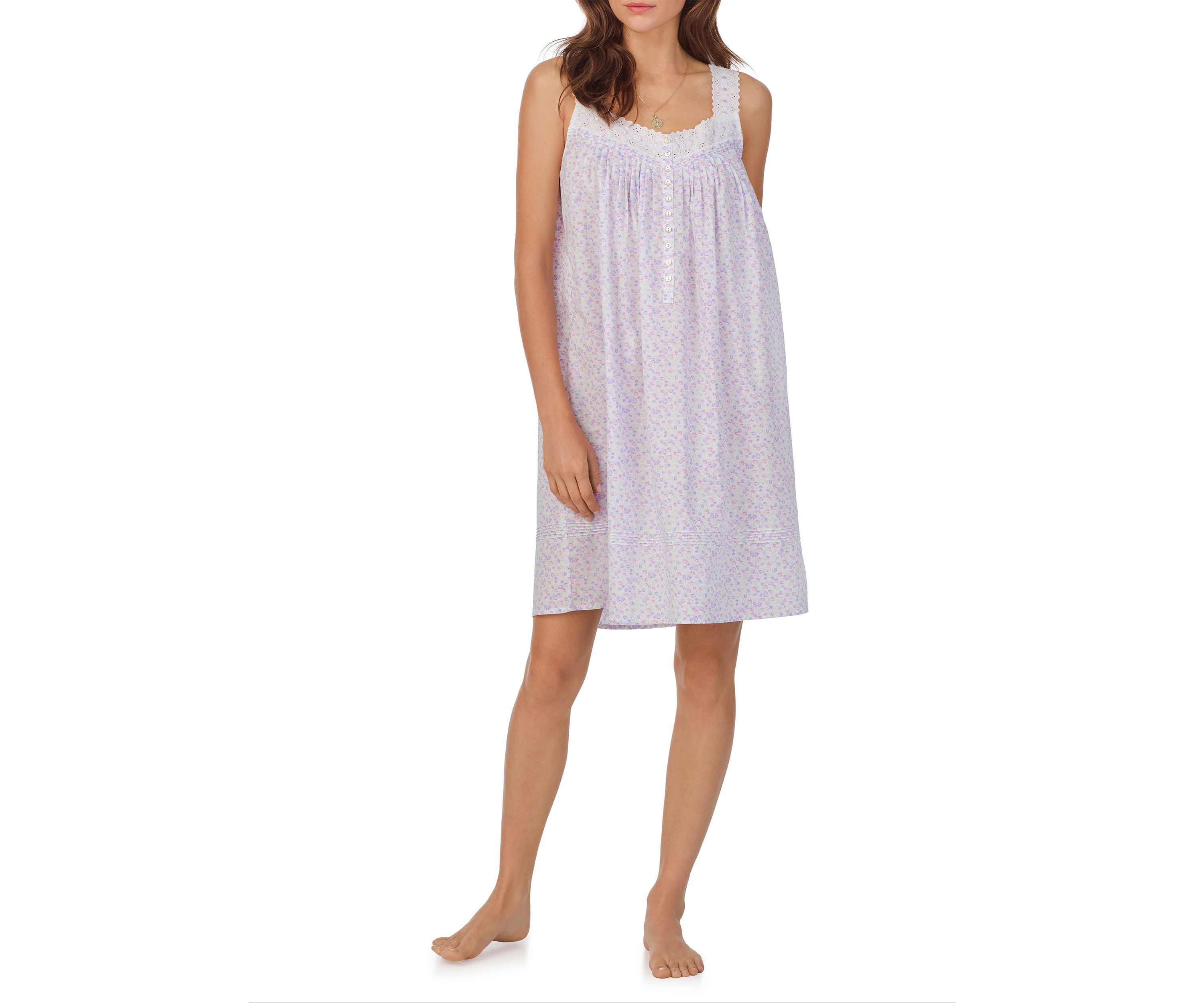Womens Sleeveless Woven Chemise