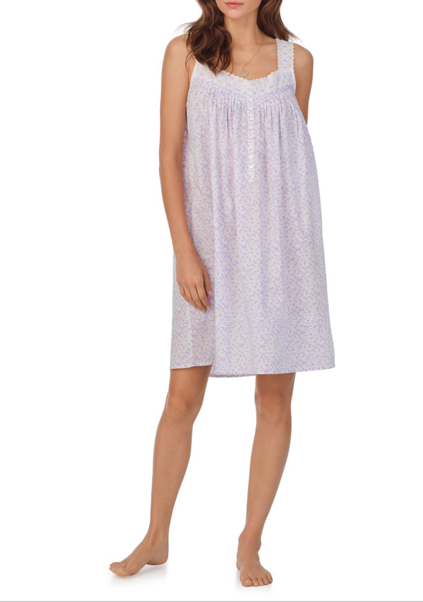 Womens Sleeveless Woven Chemise