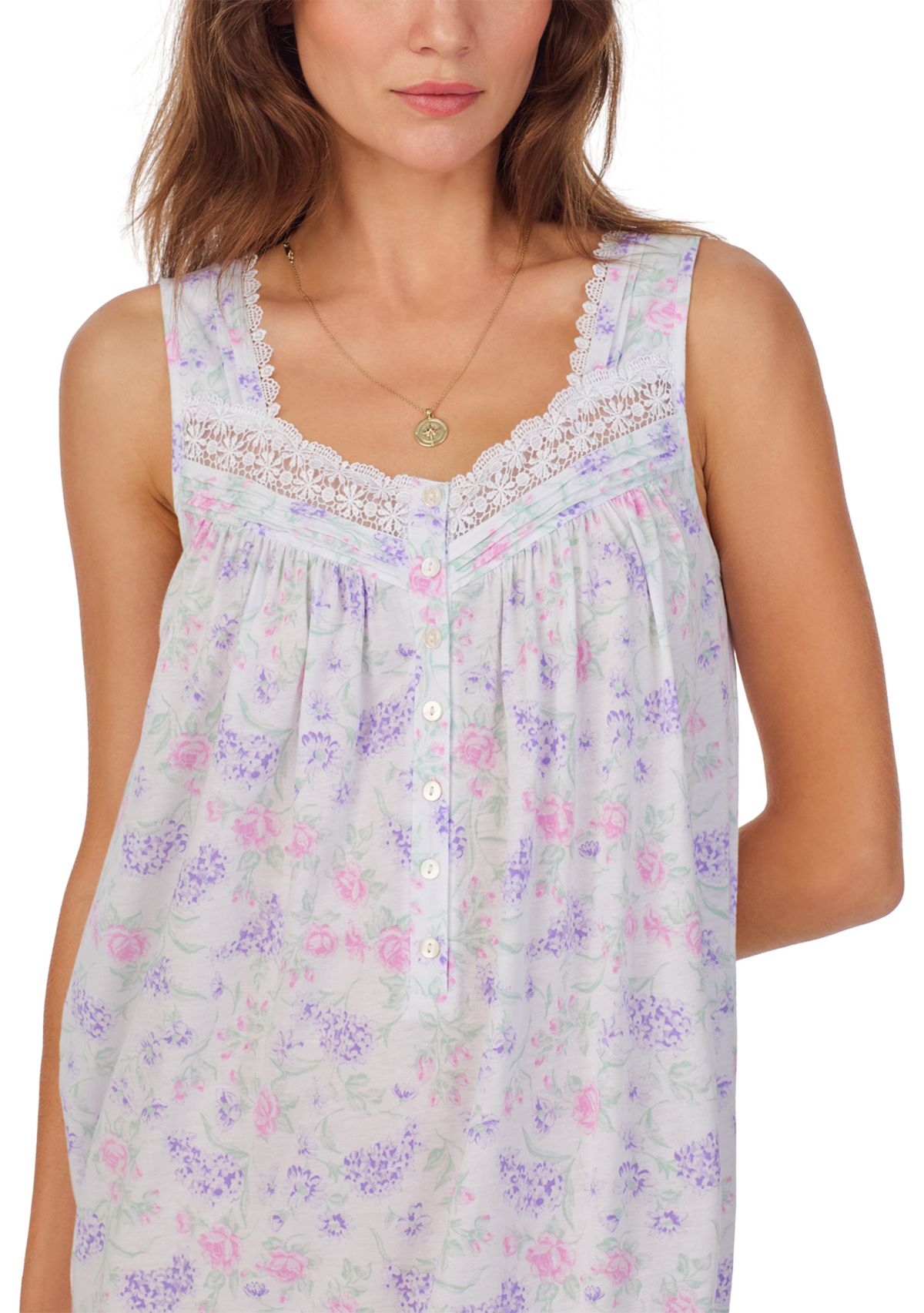 Womens Sleeveless Short Chemise